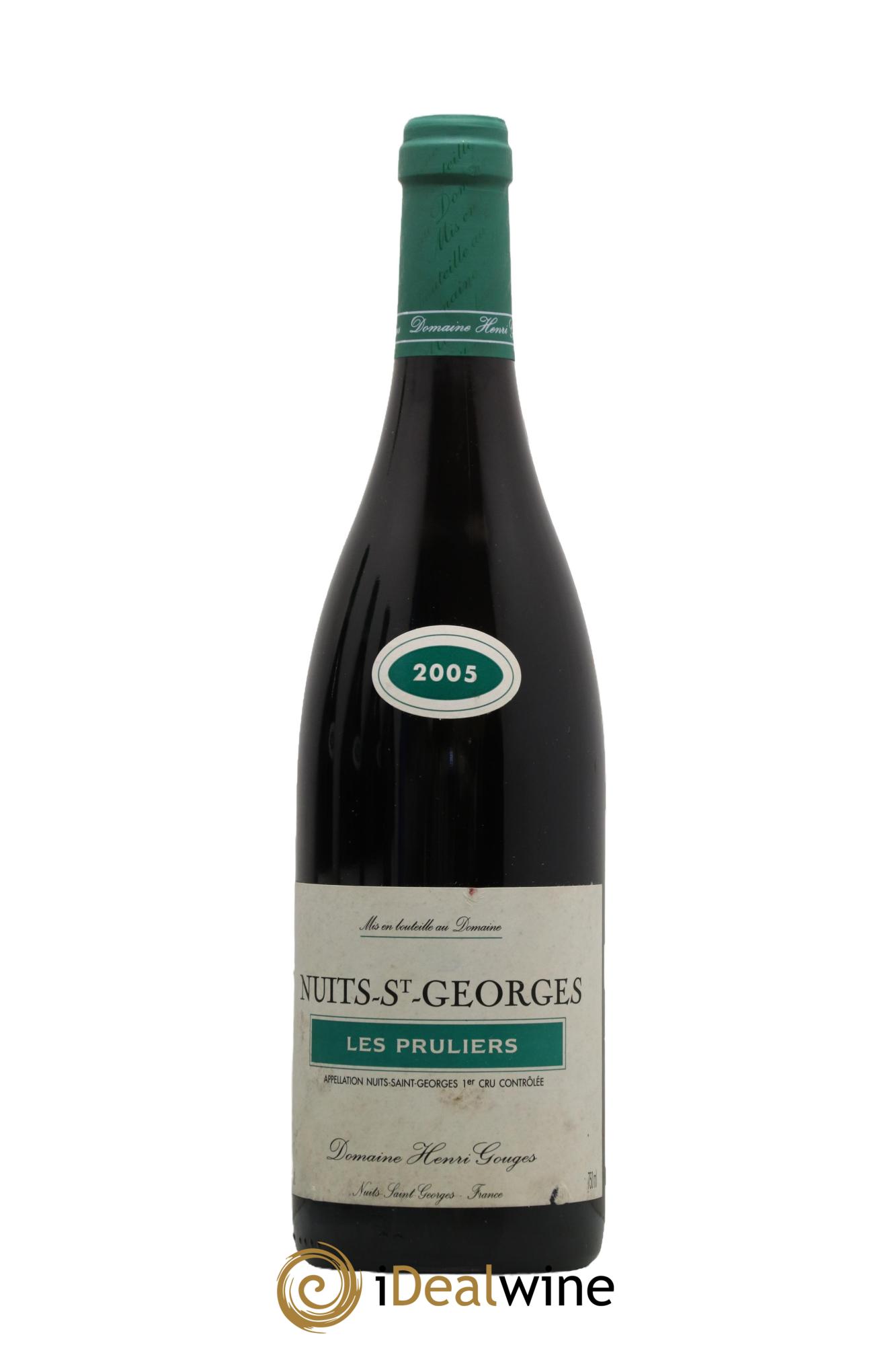 Nuits-Saint-Georges 1er Cru Les Pruliers Henri Gouges 2005 - Posten von 1 Flasche - 0