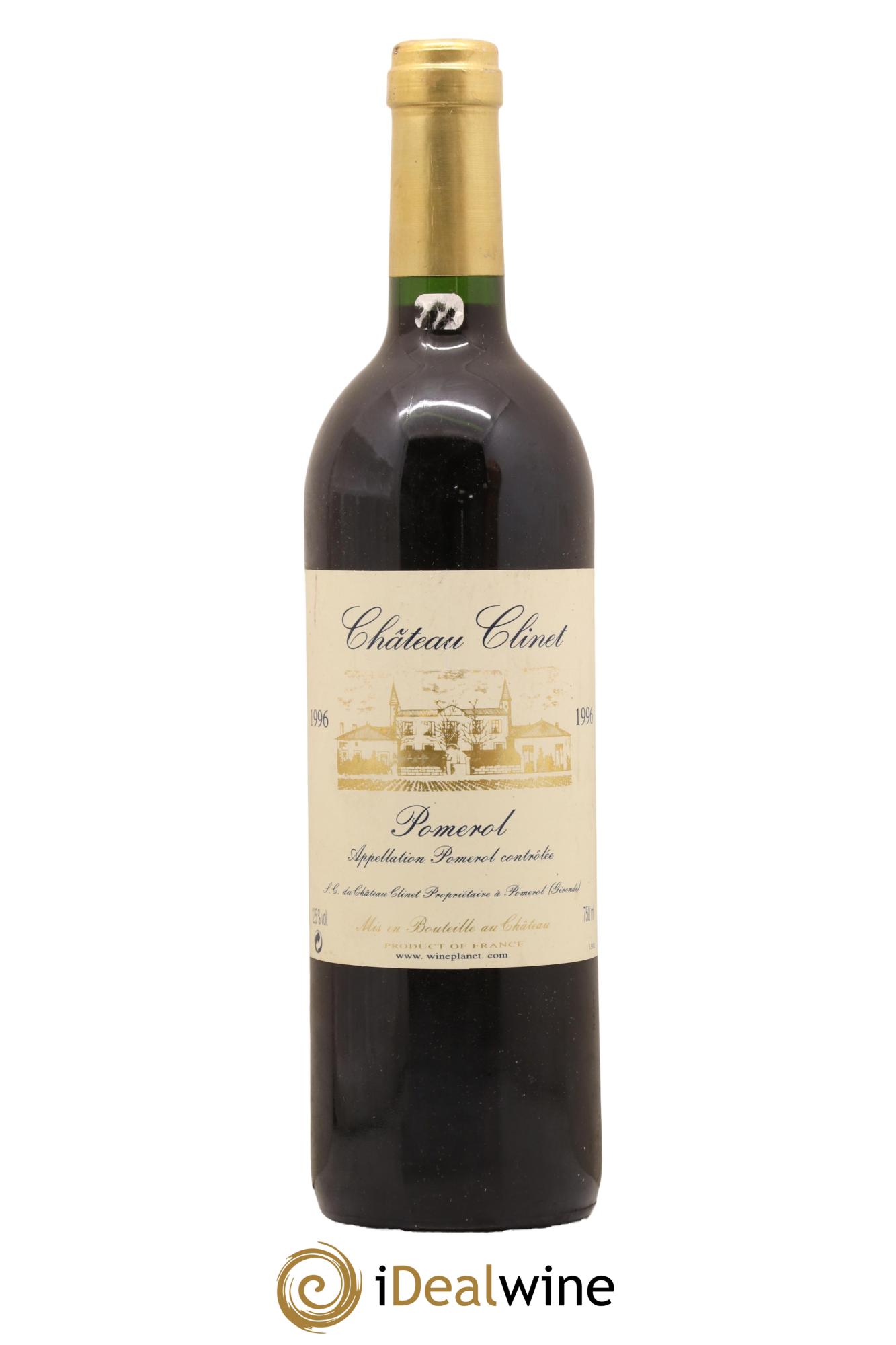 Château Clinet 1996 - Lot de 1 bouteille - 0