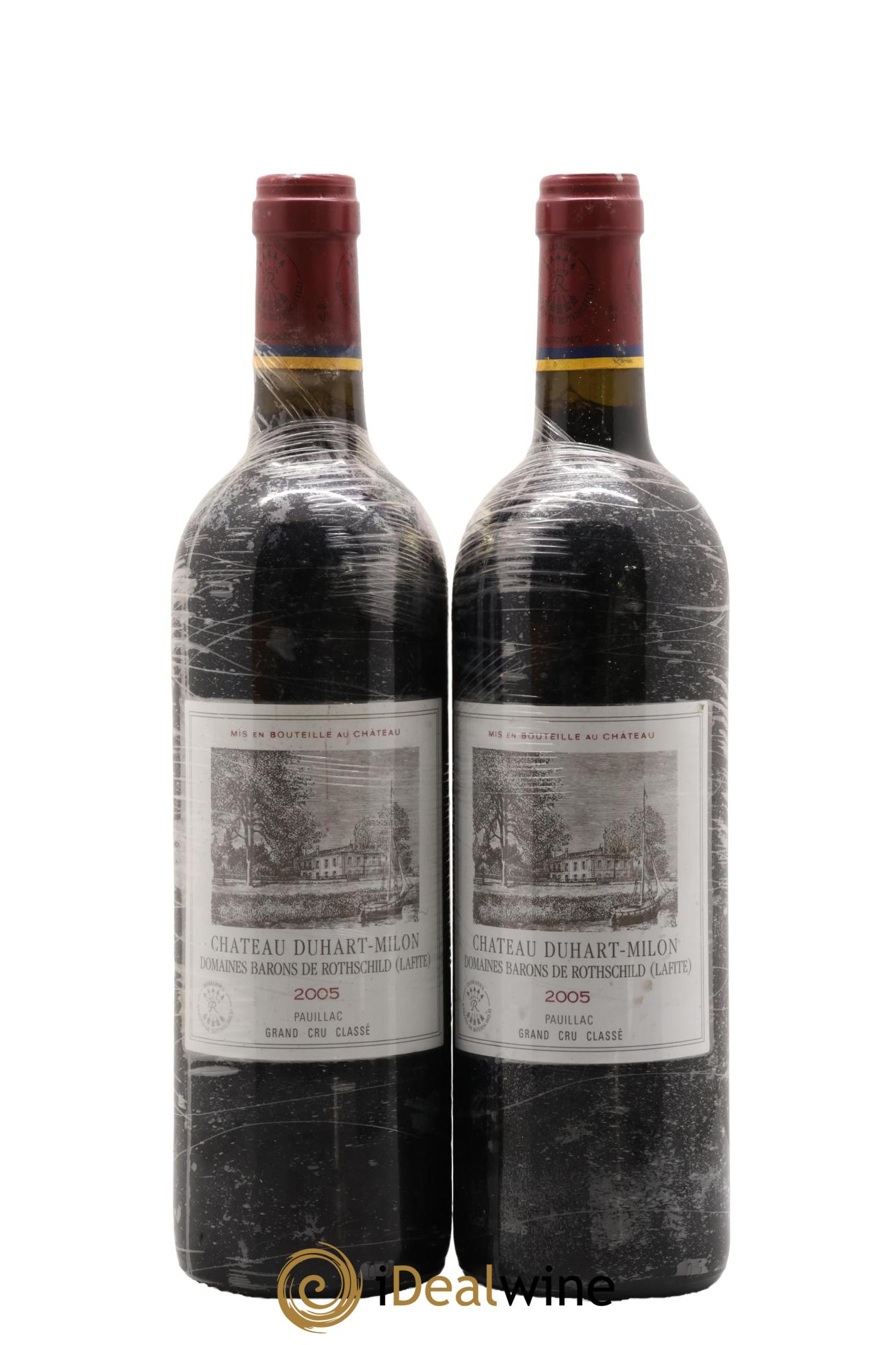 Château Duhart-Milon 4ème Grand Cru Classé 2005 - Lotto di 2 bottiglie - 0