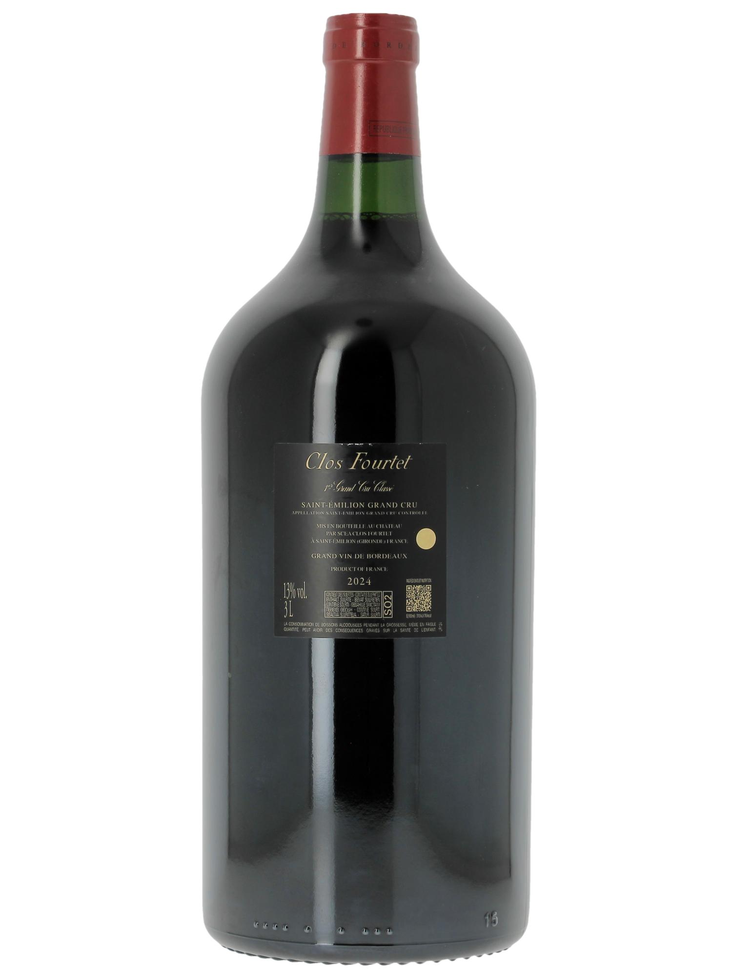 Clos Fourtet 1er Grand Cru Classé B  2024 - Lot of 1 double magnum - 2