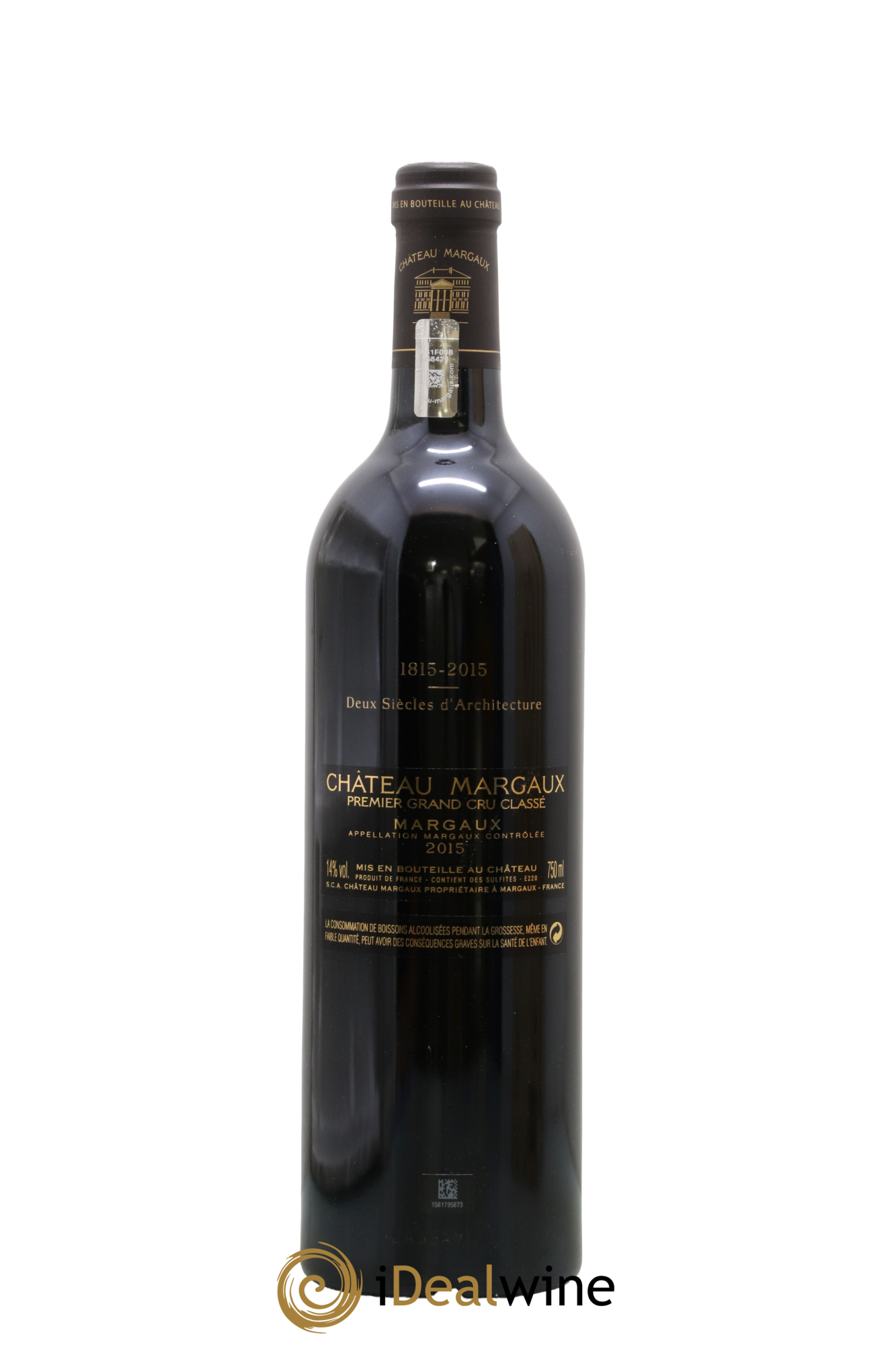 Château Margaux 1er Grand Cru Classé 2015 - Lot of 1 bottle - 2
