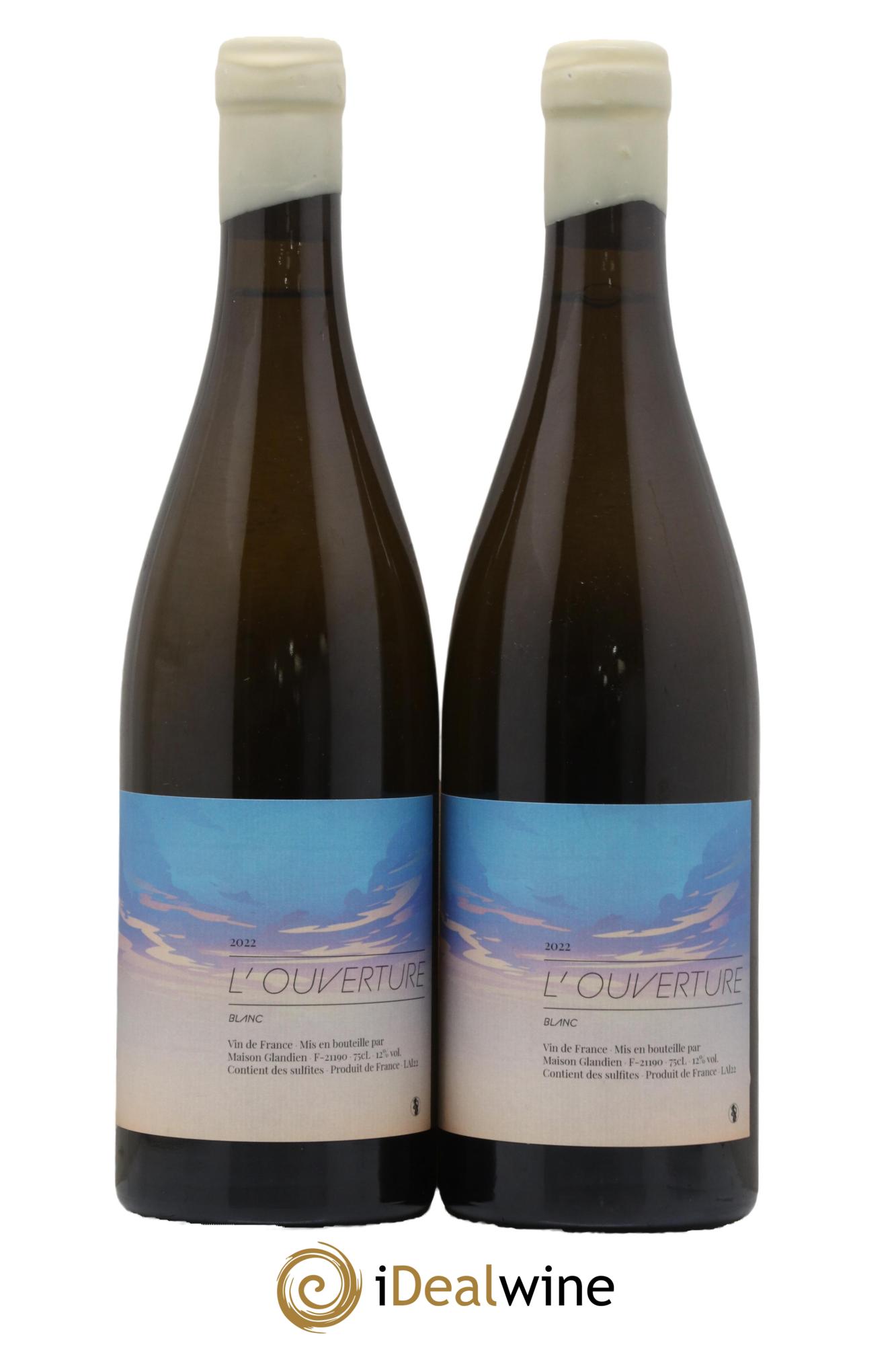 Vin de France L'Ouverture Maison Glandien 2022 - Lot de 2 bouteilles - 0