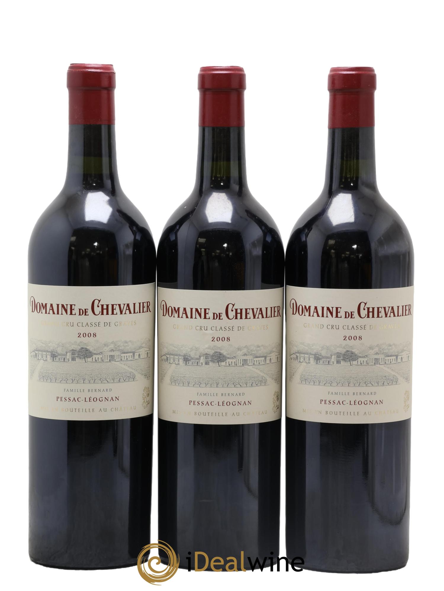 Domaine de Chevalier Cru Classé de Graves 2008 - Posten von 3 Flaschen - 0