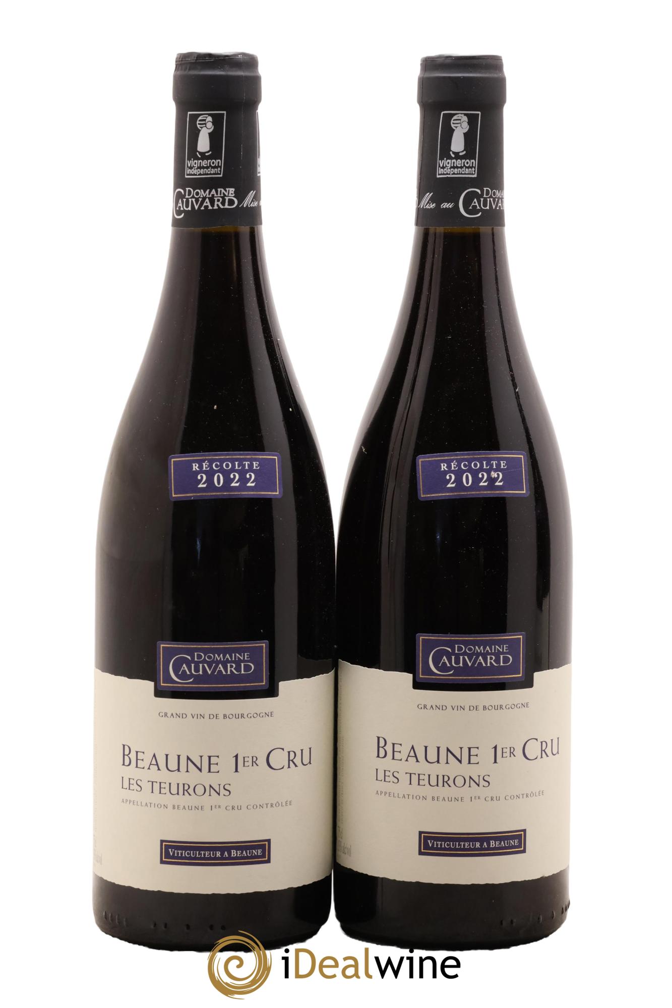 Beaune 1er Cru Les Teurons Cauvard 2022 - Lot de 2 bouteilles - 0
