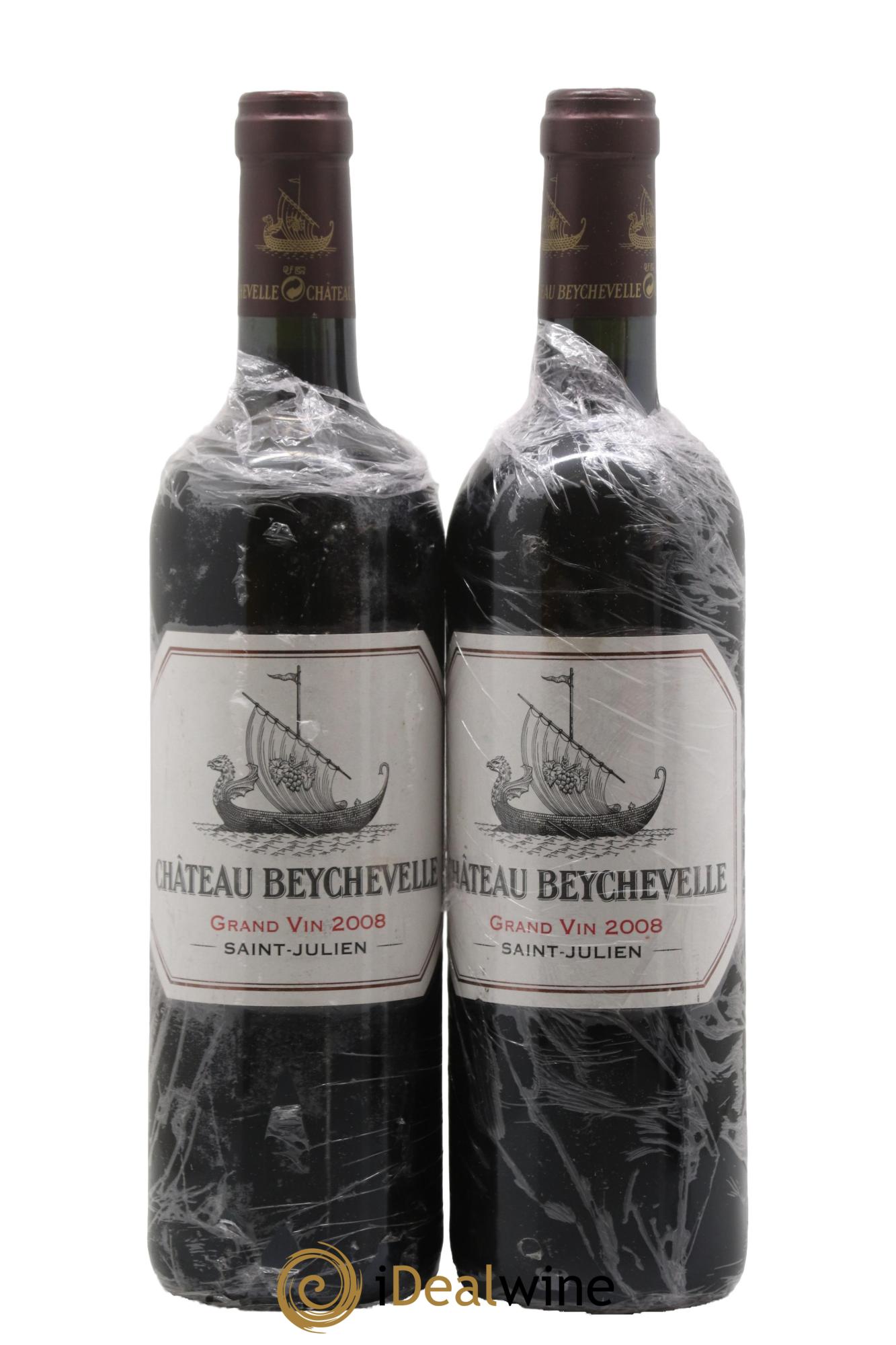Château Beychevelle 4ème Grand Cru Classé 2008 - Lot de 2 bouteilles - 0