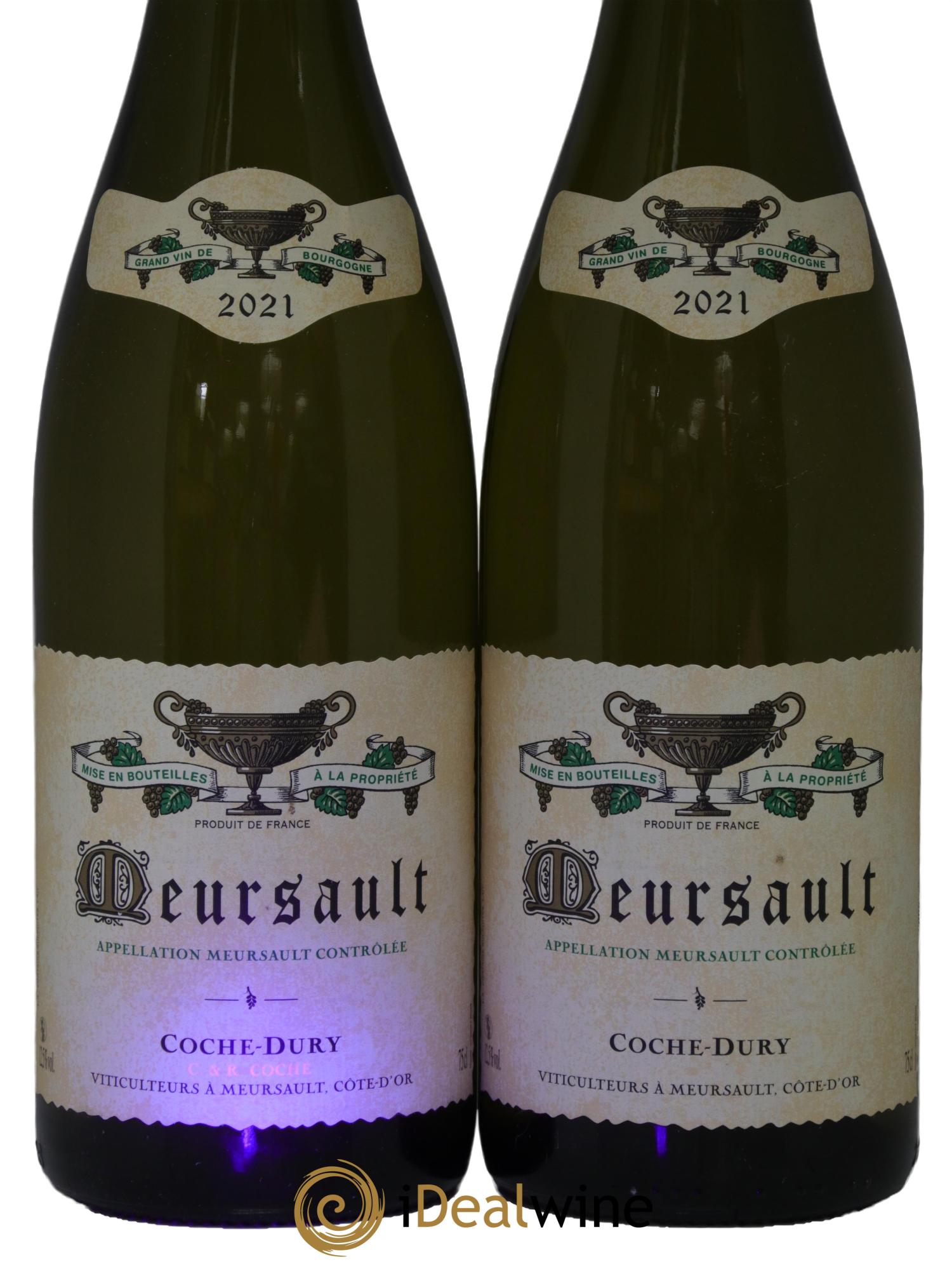 Meursault Coche Dury (Domaine) 2021 - Lot de 2 bouteilles - 2