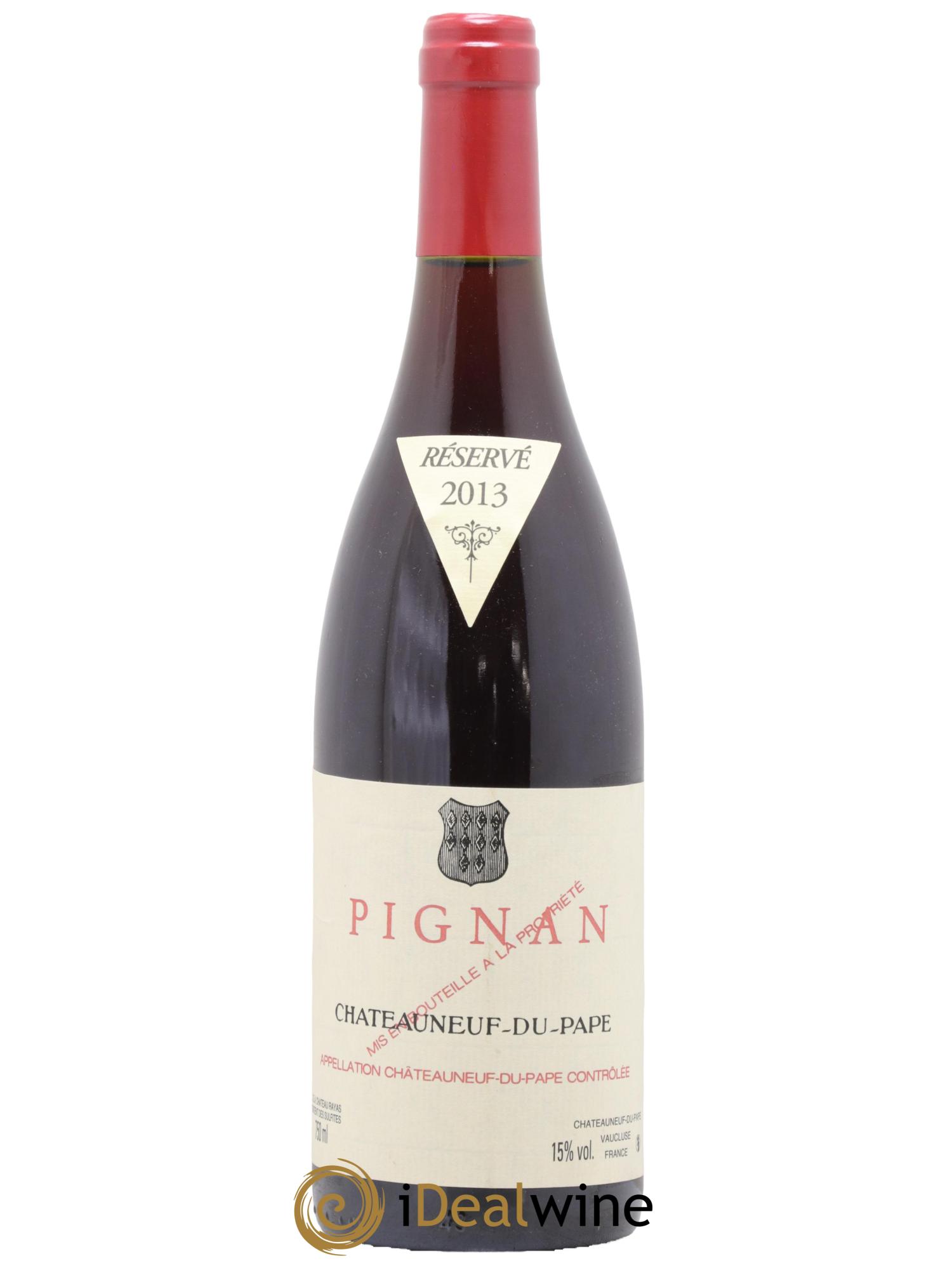 Châteauneuf-du-Pape Pignan Emmanuel Reynaud 2013 - Lot de 1 bouteille - 0