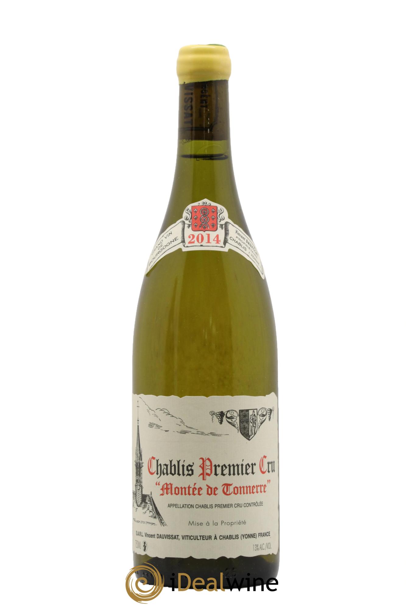 Chablis 1er Cru Montée de Tonnerre Vincent Dauvissat (Domaine) 2014 - Lot de 1 bouteille - 0