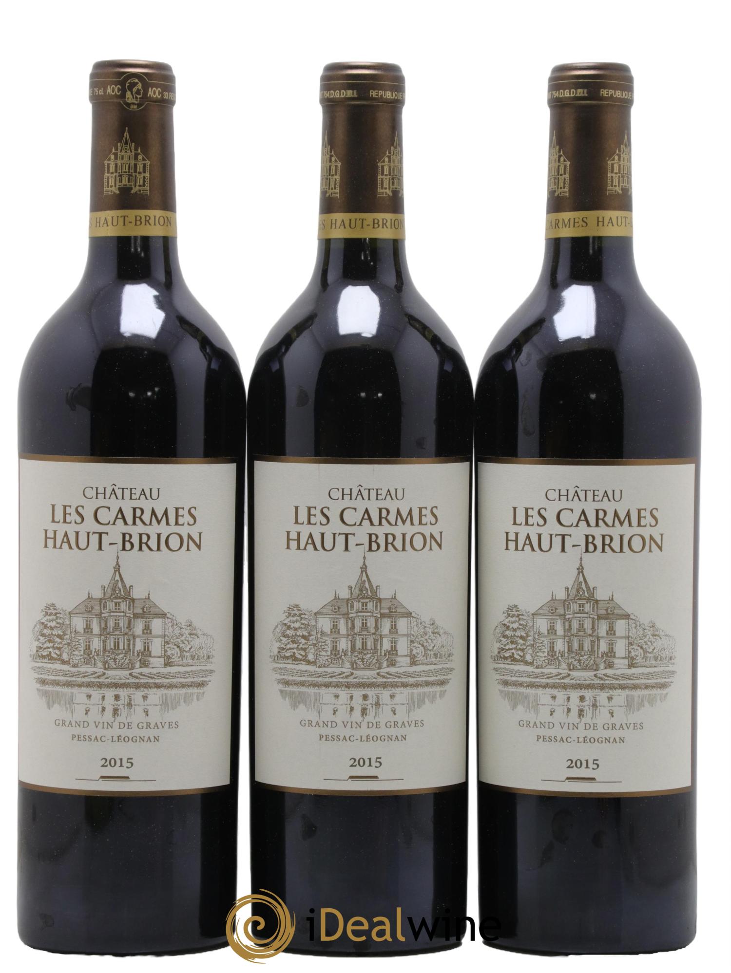 Château Les Carmes Haut-Brion 2015 - Lot de 6 bouteilles - 1