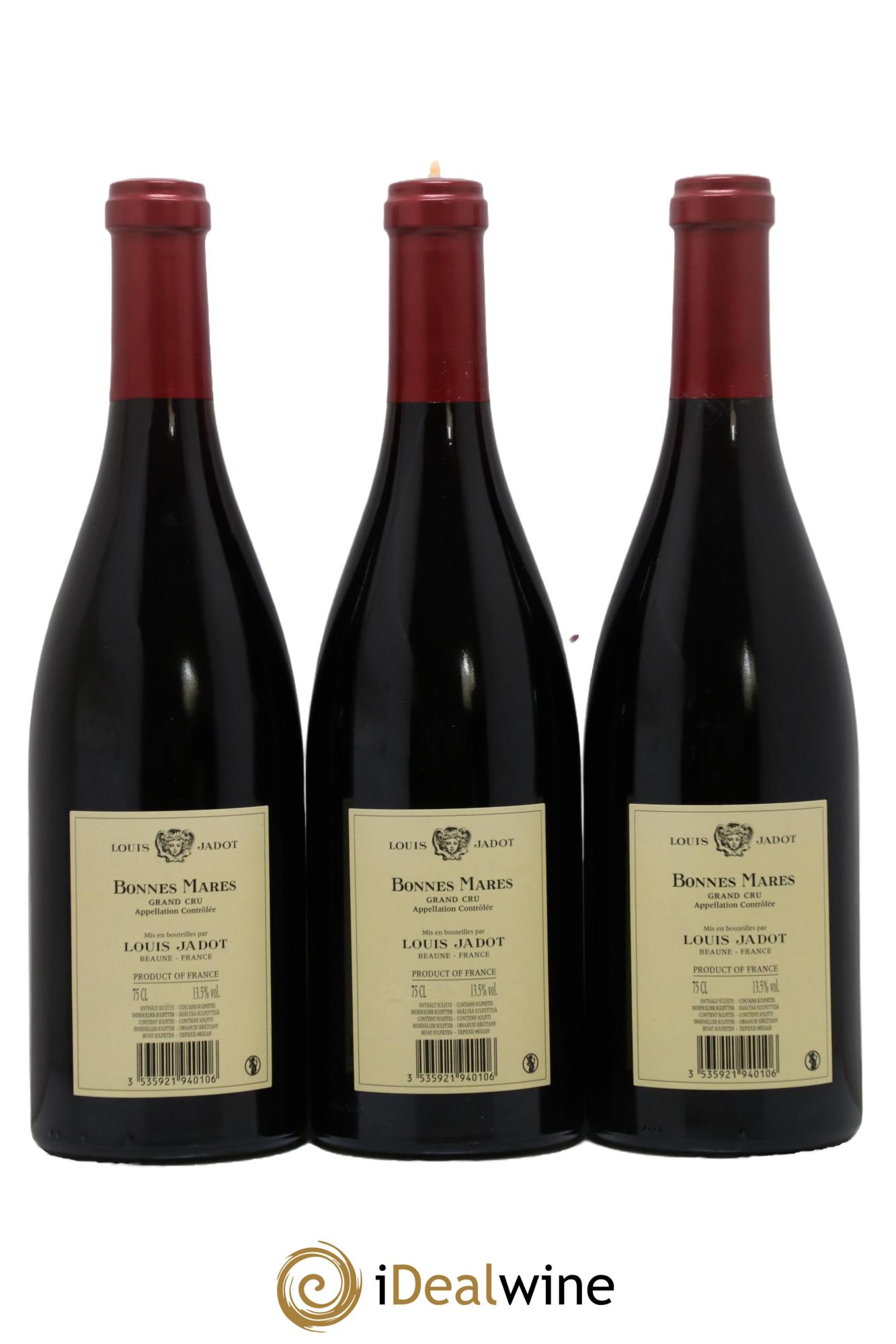 Bonnes-Mares Grand Cru Domaine Louis Jadot 2012 - Lotto di 3 bottiglie - 1