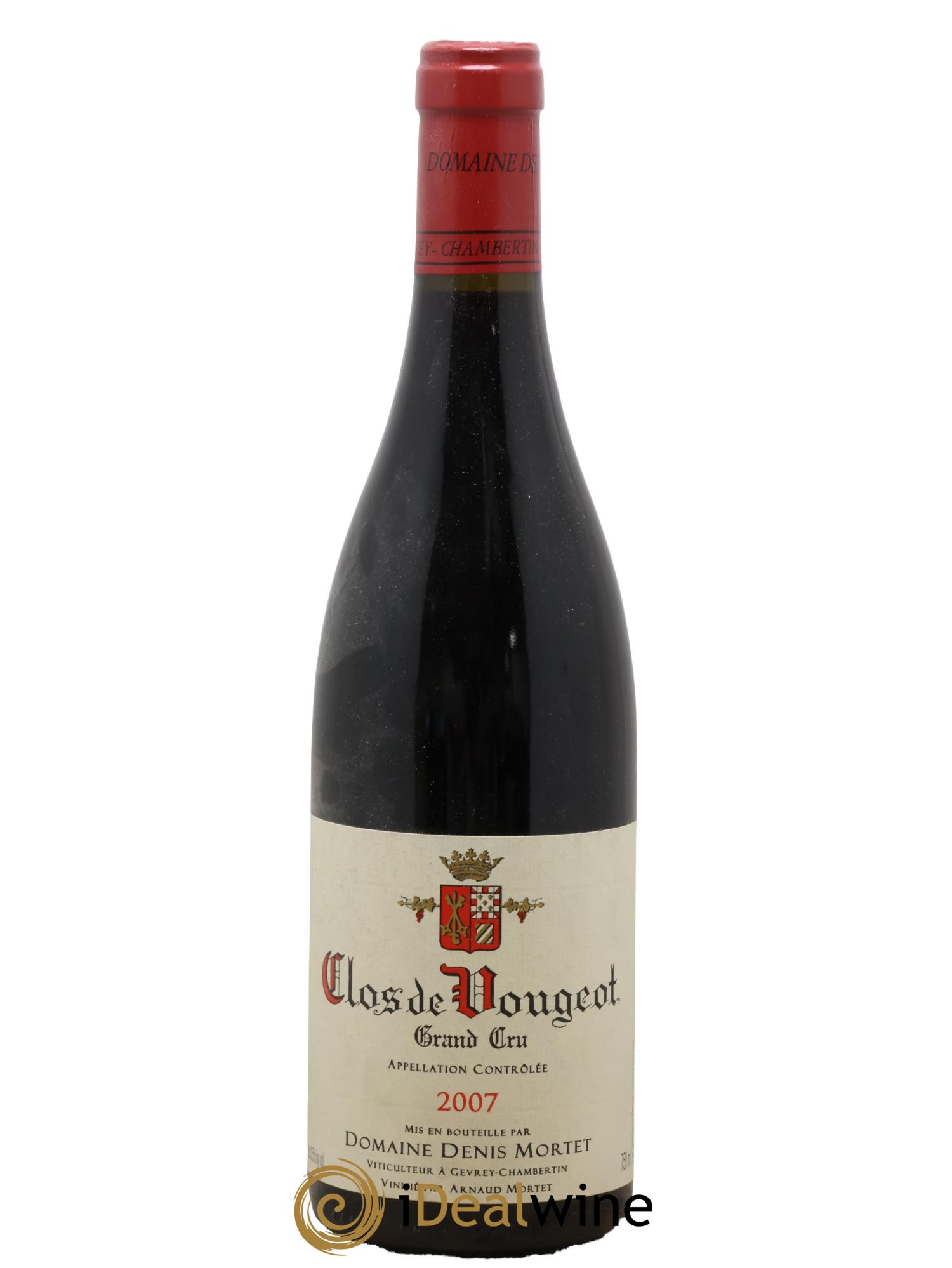 Clos de Vougeot Grand Cru Denis Mortet (Domaine) 2007 - Lotto di 1 bottiglia - 0