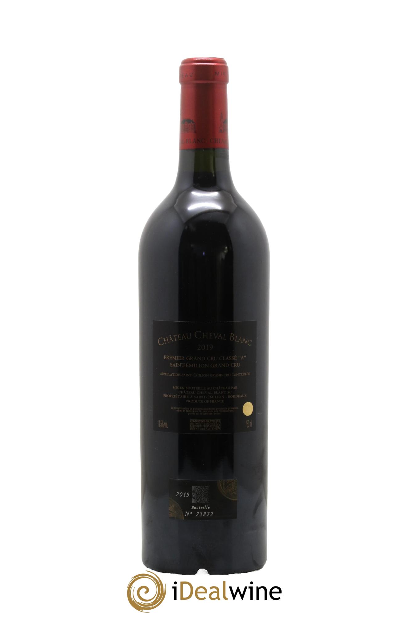 Château Cheval Blanc 1er Grand Cru Classé A 2019 - Lotto di 1 bottiglia - 1