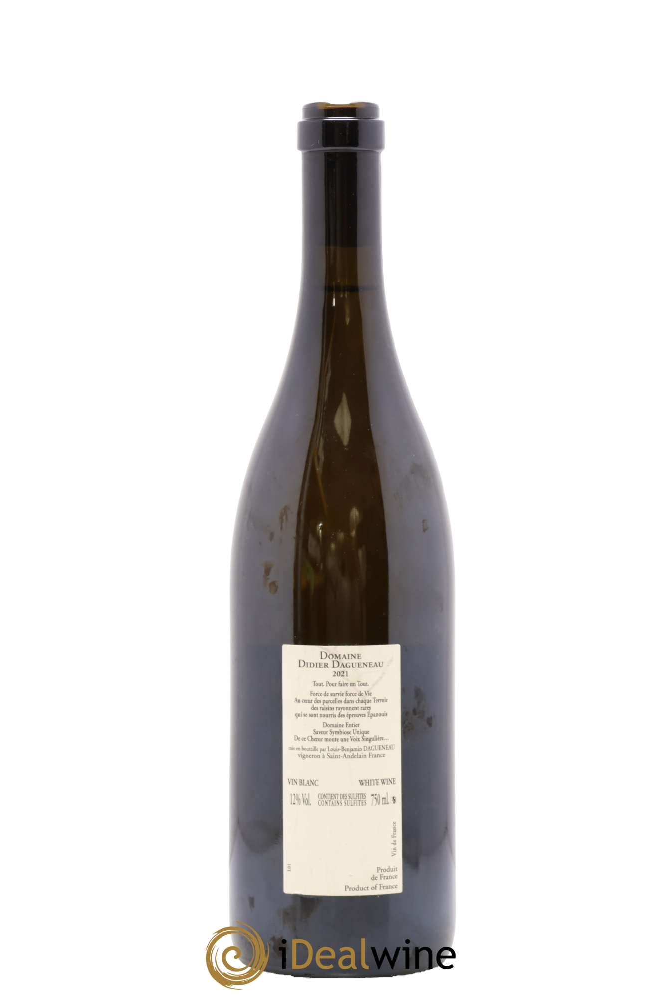 Vin de France XXI Dagueneau (Domaine Didier - Louis-Benjamin) 2021 - Lot of 1 bottle - 1