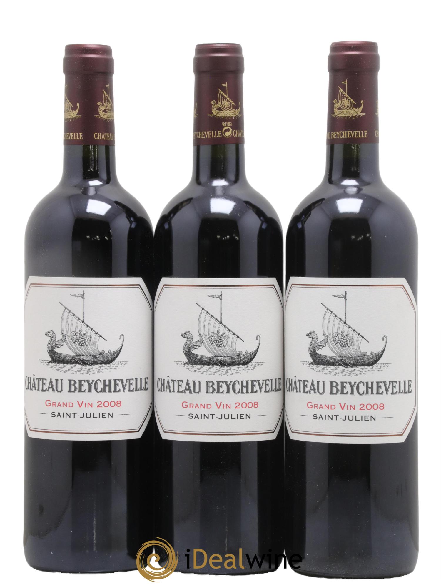 Château Beychevelle 4ème Grand Cru Classé 2008 - Lotto di 6 bottiglie - 2