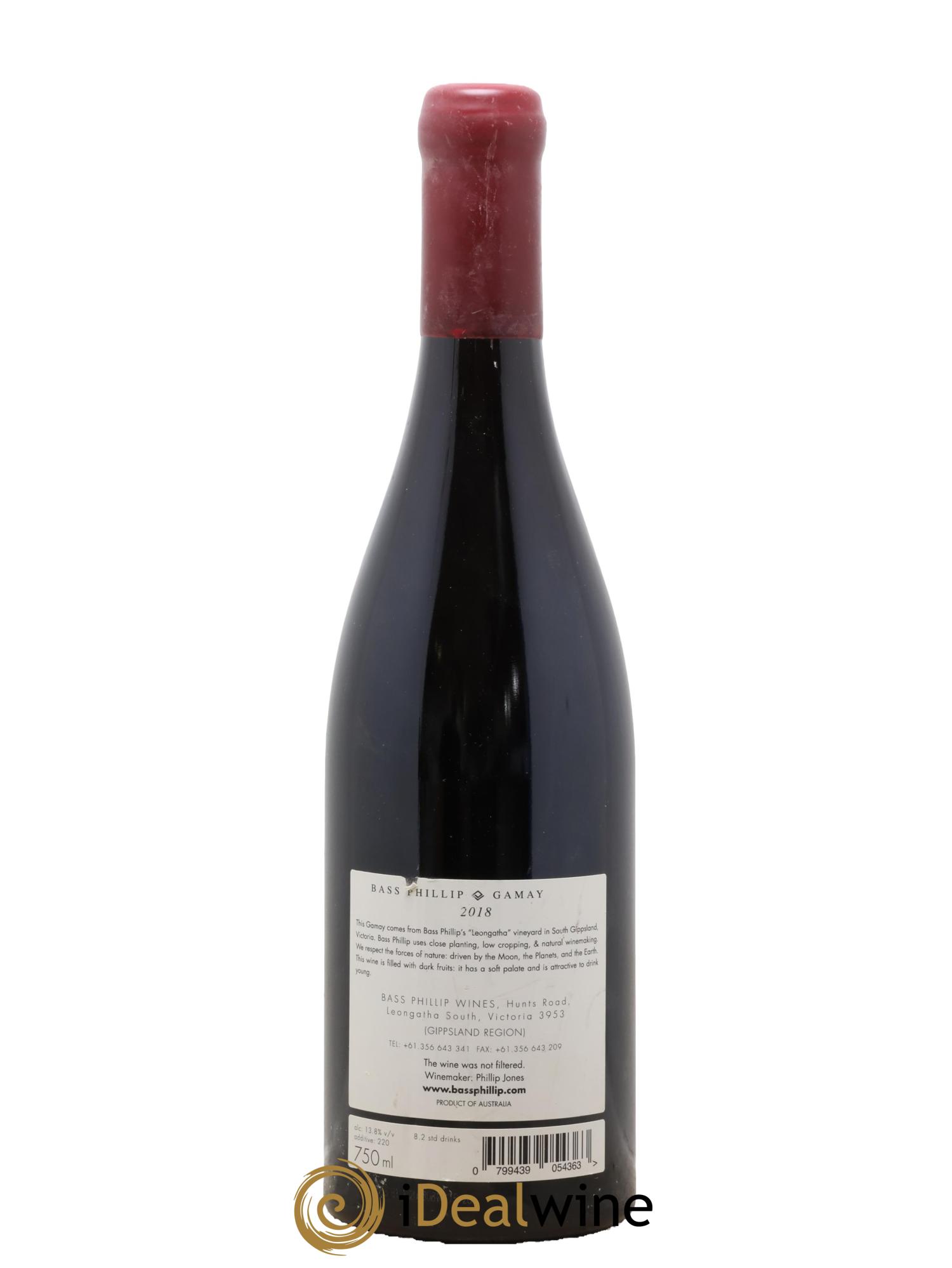 Australie Gamay Philipp Bass 2018 - Lot de 1 bouteille - 1