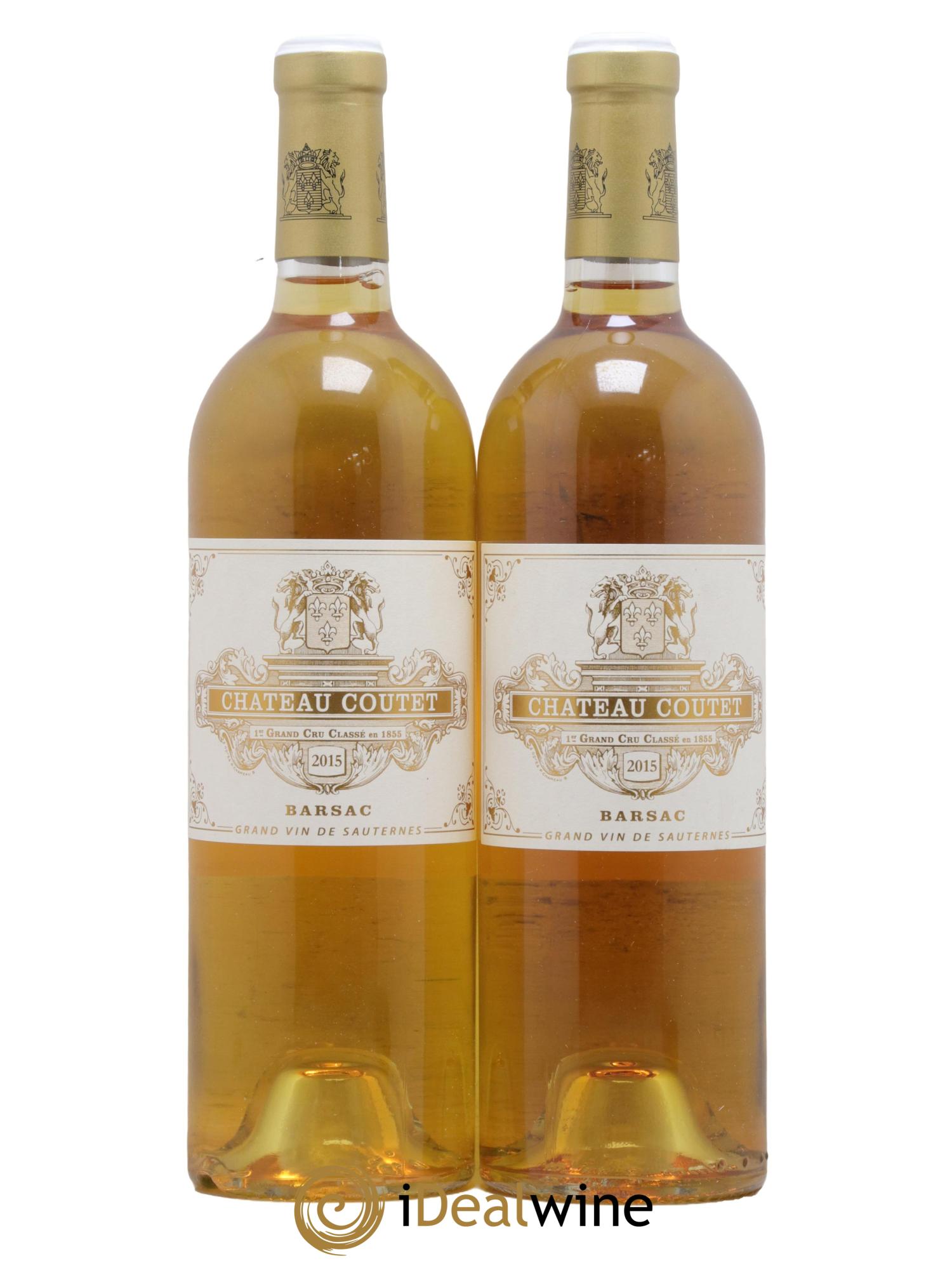 Château Coutet 1er Grand Cru Classé 2015 - Lotto di 2 bottiglie - 0