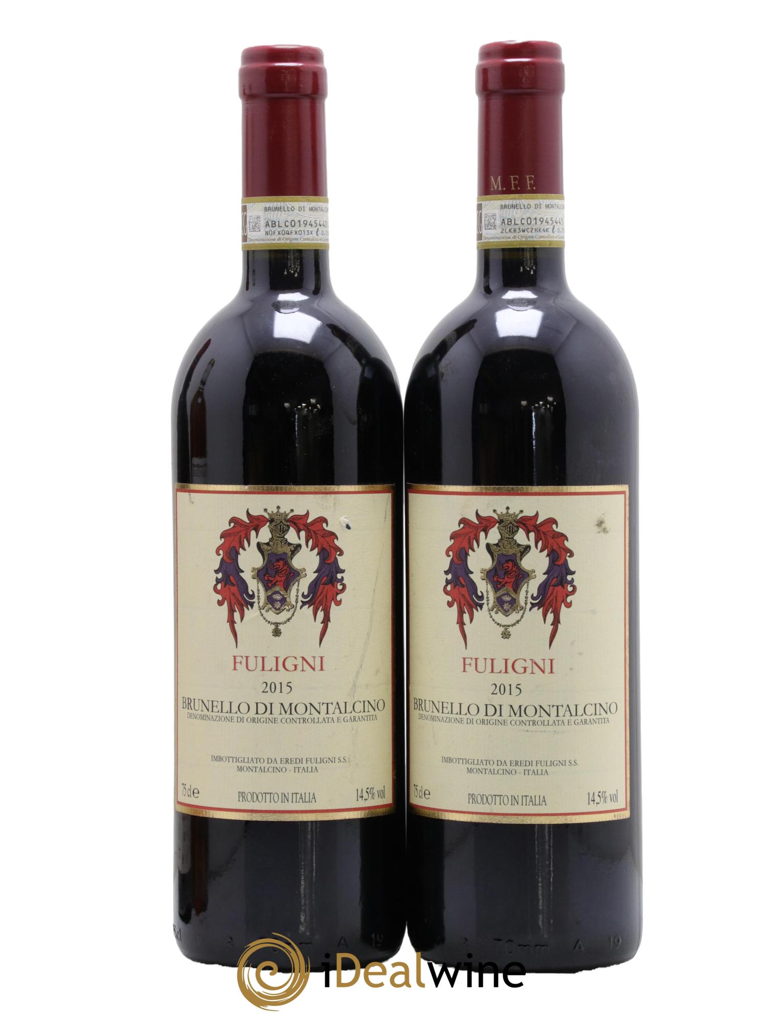 Brunello di Montalcino DOCG Fuligni 2015 - Lotto di 2 bottiglie - 0