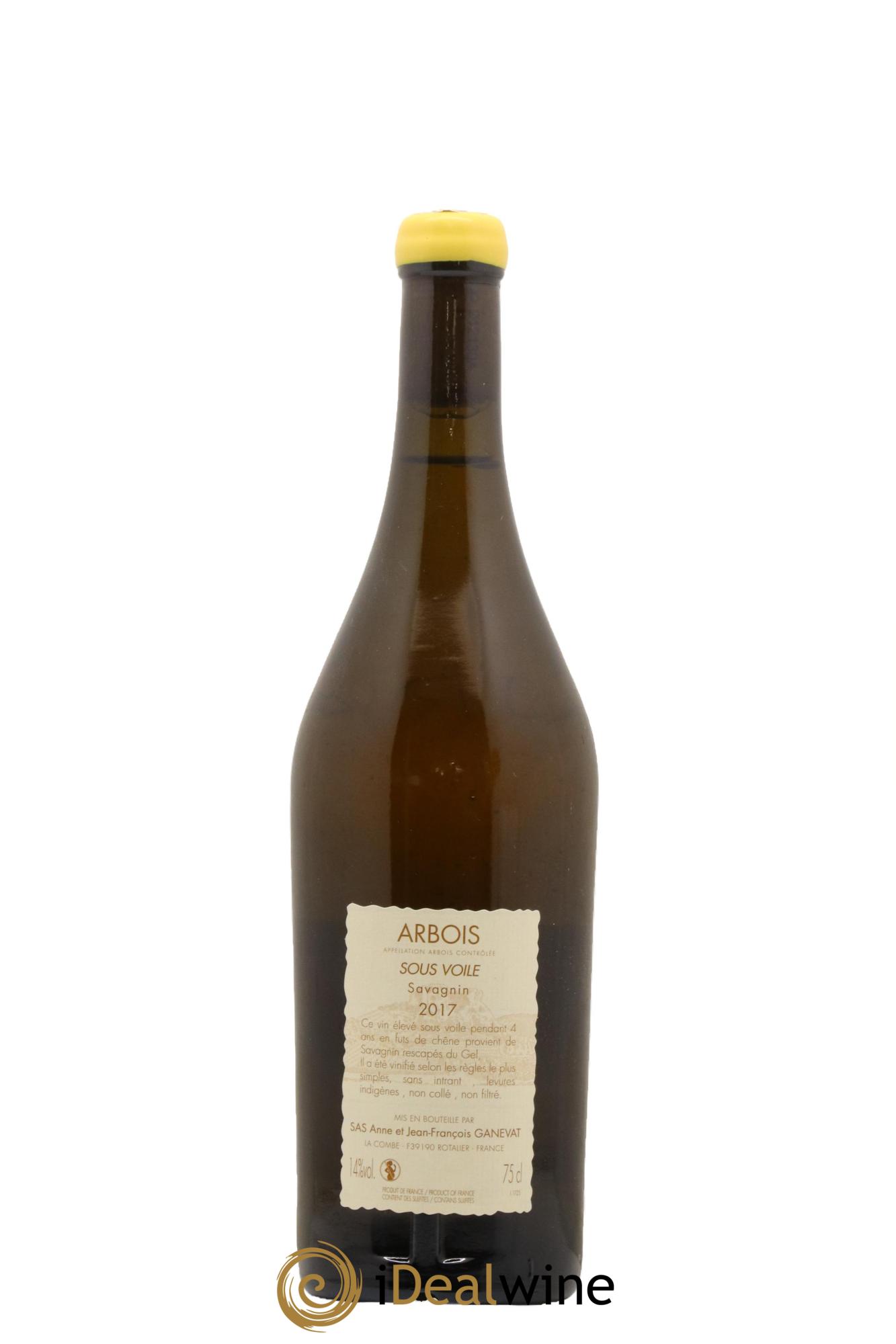 Arbois Savagnin Sous Voile Anne et Jean François Ganevat 2017 - Lot de 1 bouteille - 1