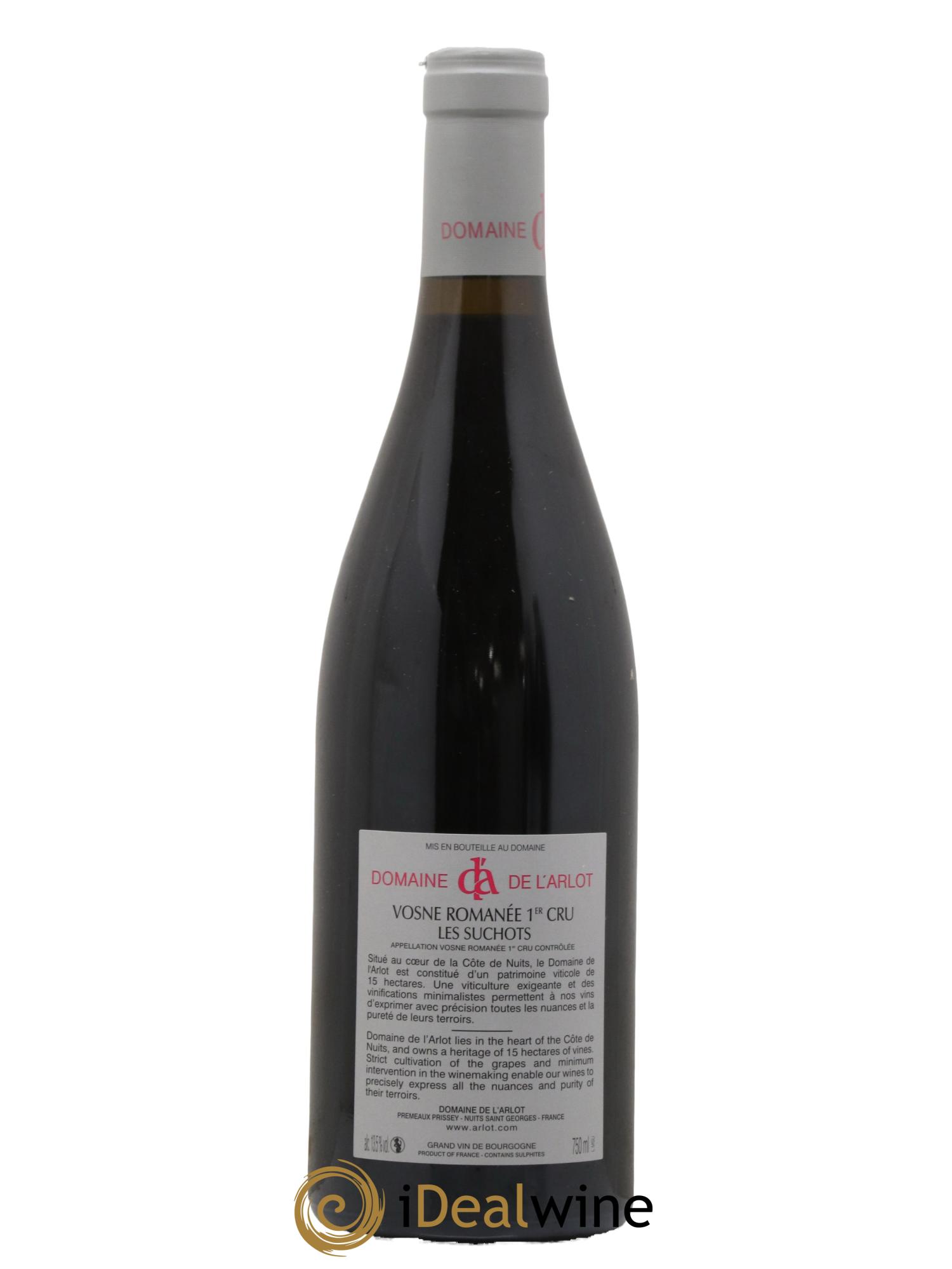 Vosne-Romanée 1er Cru Les Suchots Domaine de l'Arlot 2019 - Lot de 1 bouteille - 1