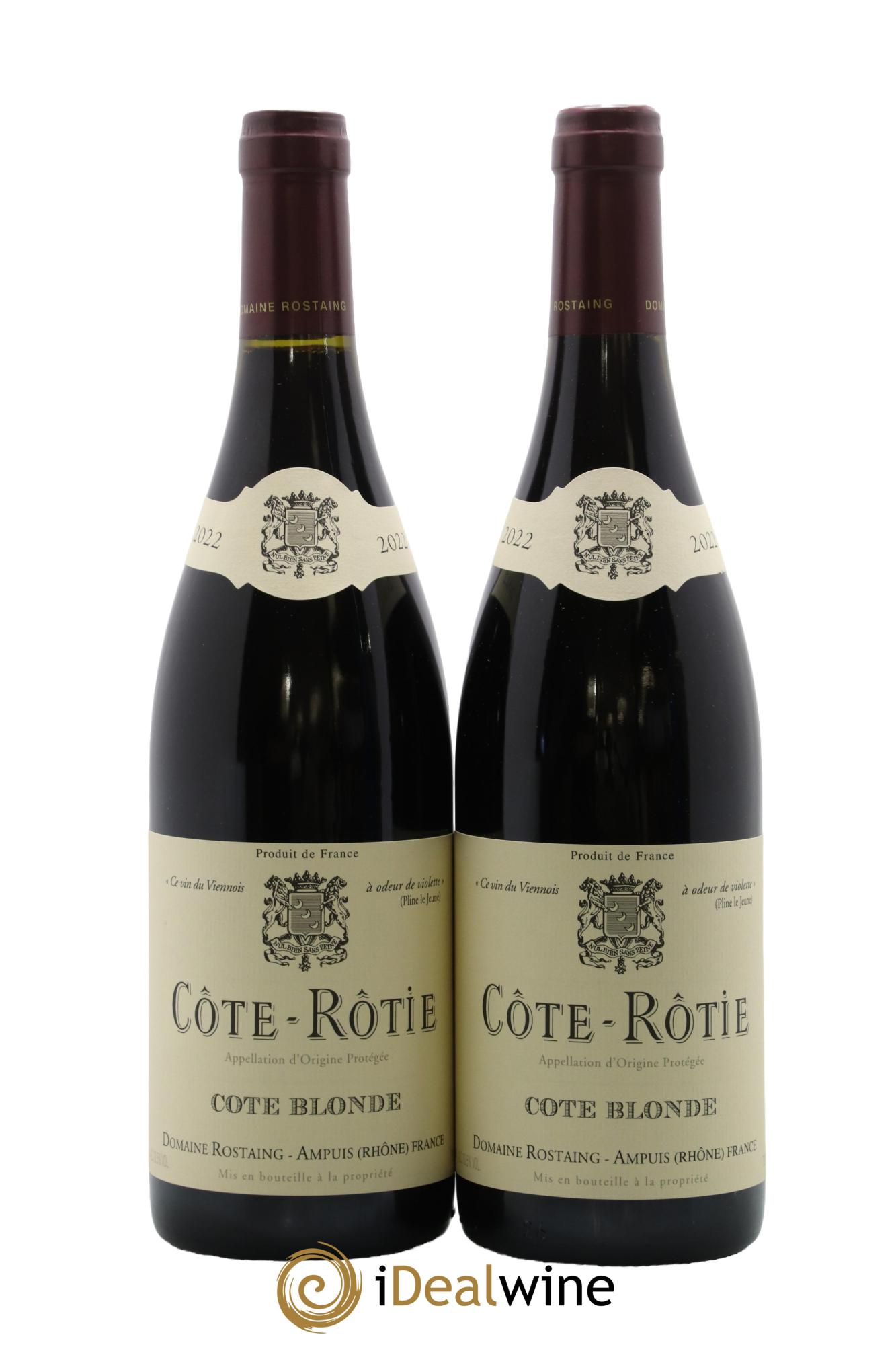 Côte-Rôtie Côte Blonde René Rostaing 2022 - Posten von 2 Flaschen - 0