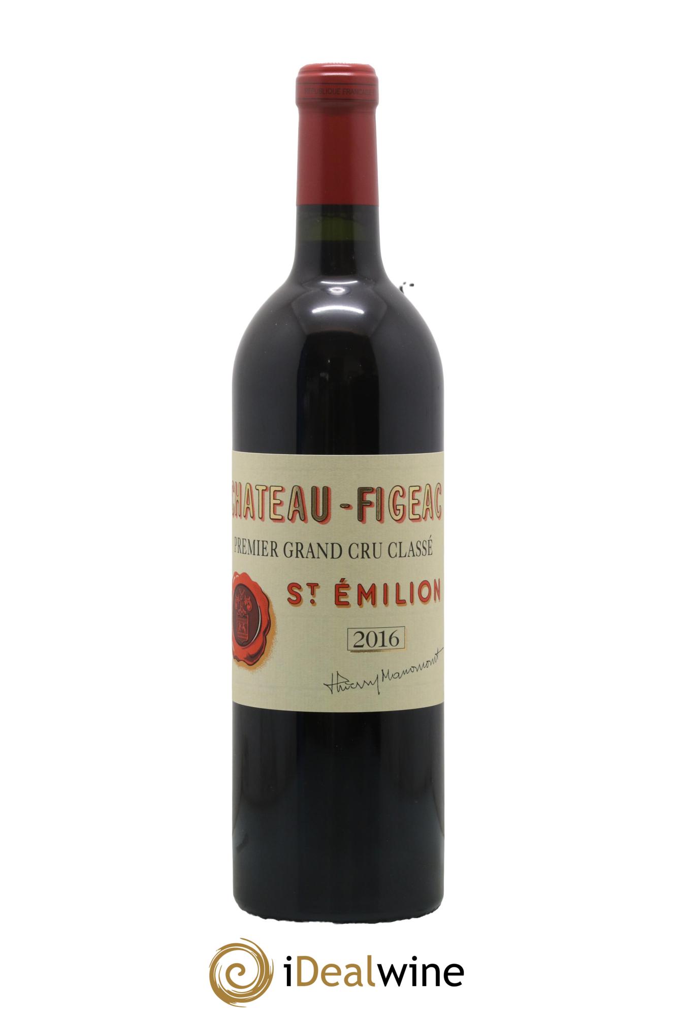 Château Figeac 1er Grand Cru Classé A 2016 - Lot de 1 bouteille - 1