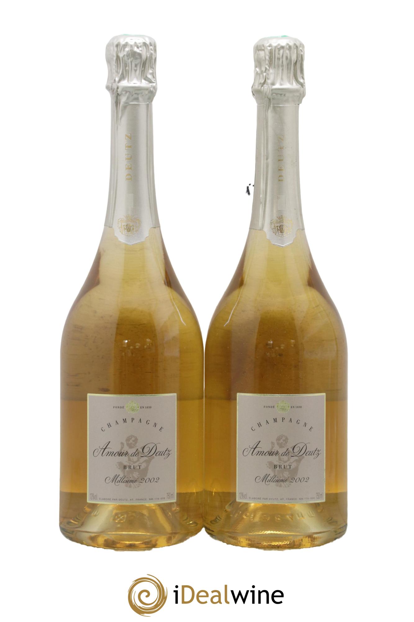 Amour de Deutz Brut Deutz 2002 - Posten von 2 Flaschen - 0