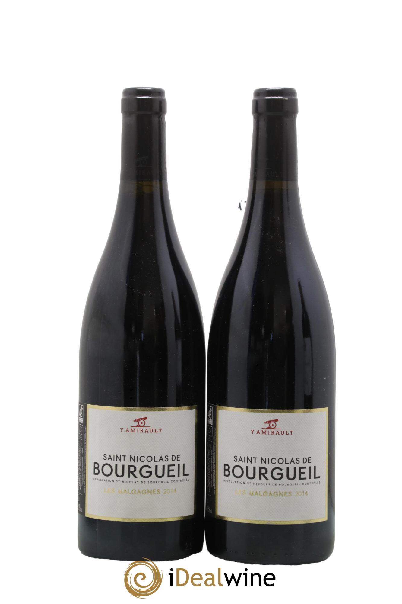 Saint-Nicolas de Bourgueil Les Malgagnes Yannick Amirault (Domaine) 2014 - Lot de 2 bouteilles - 0
