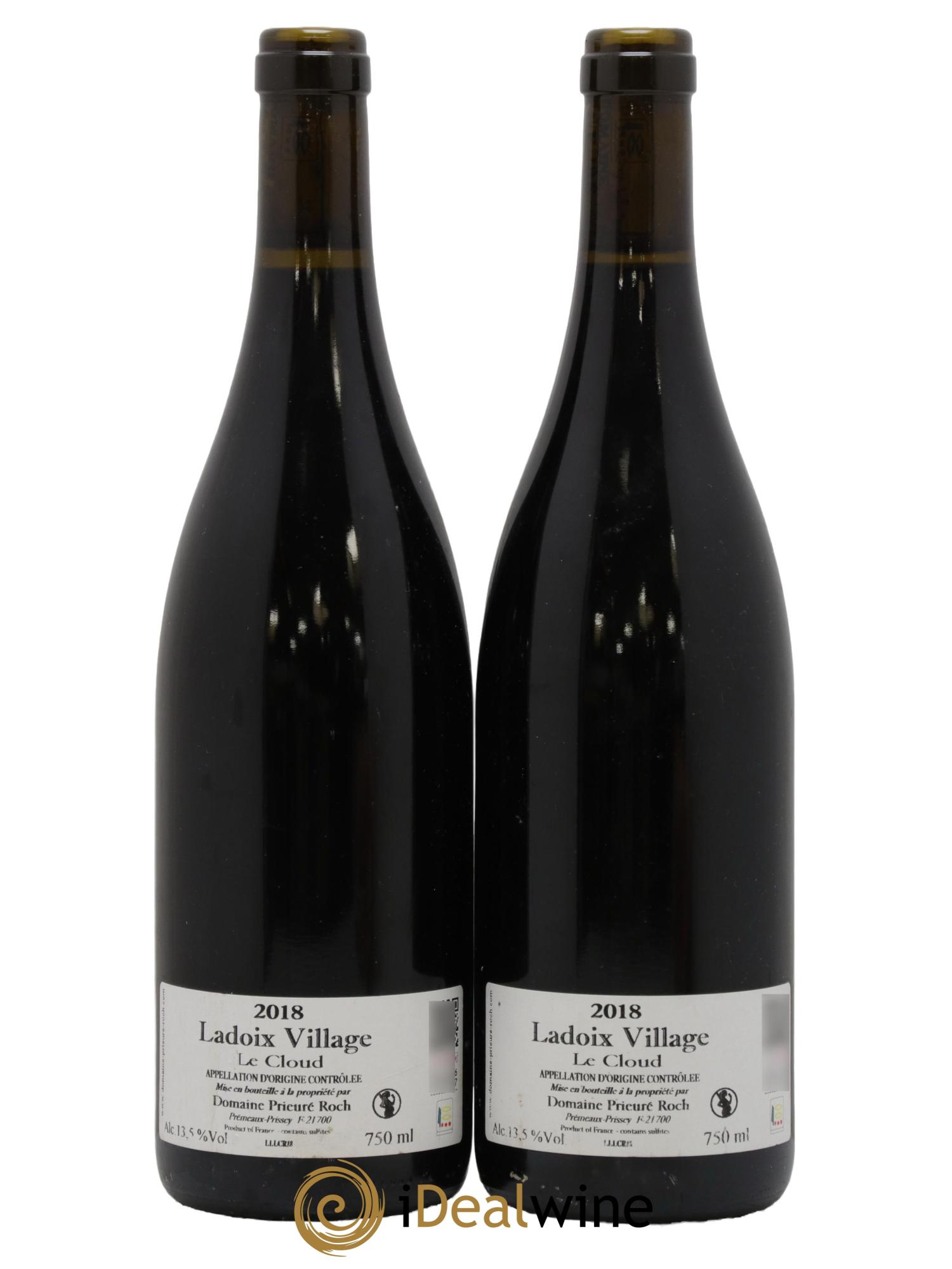 Ladoix Le Cloud Prieuré Roch 2018 - Lot of 2 bottles - 1
