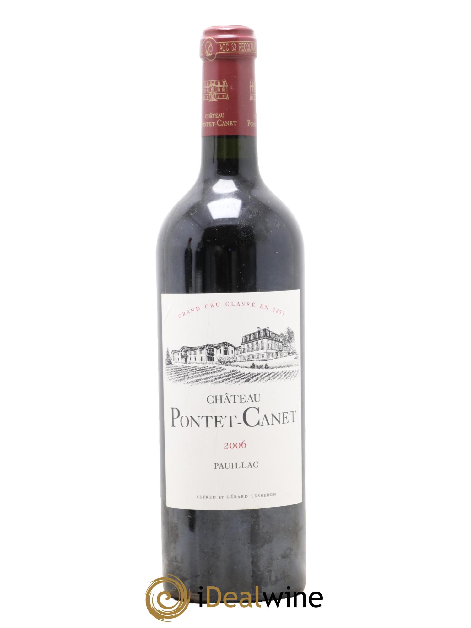 Château Pontet Canet 5ème Grand Cru Classé 2006 - Lot de 1 bouteille - 0