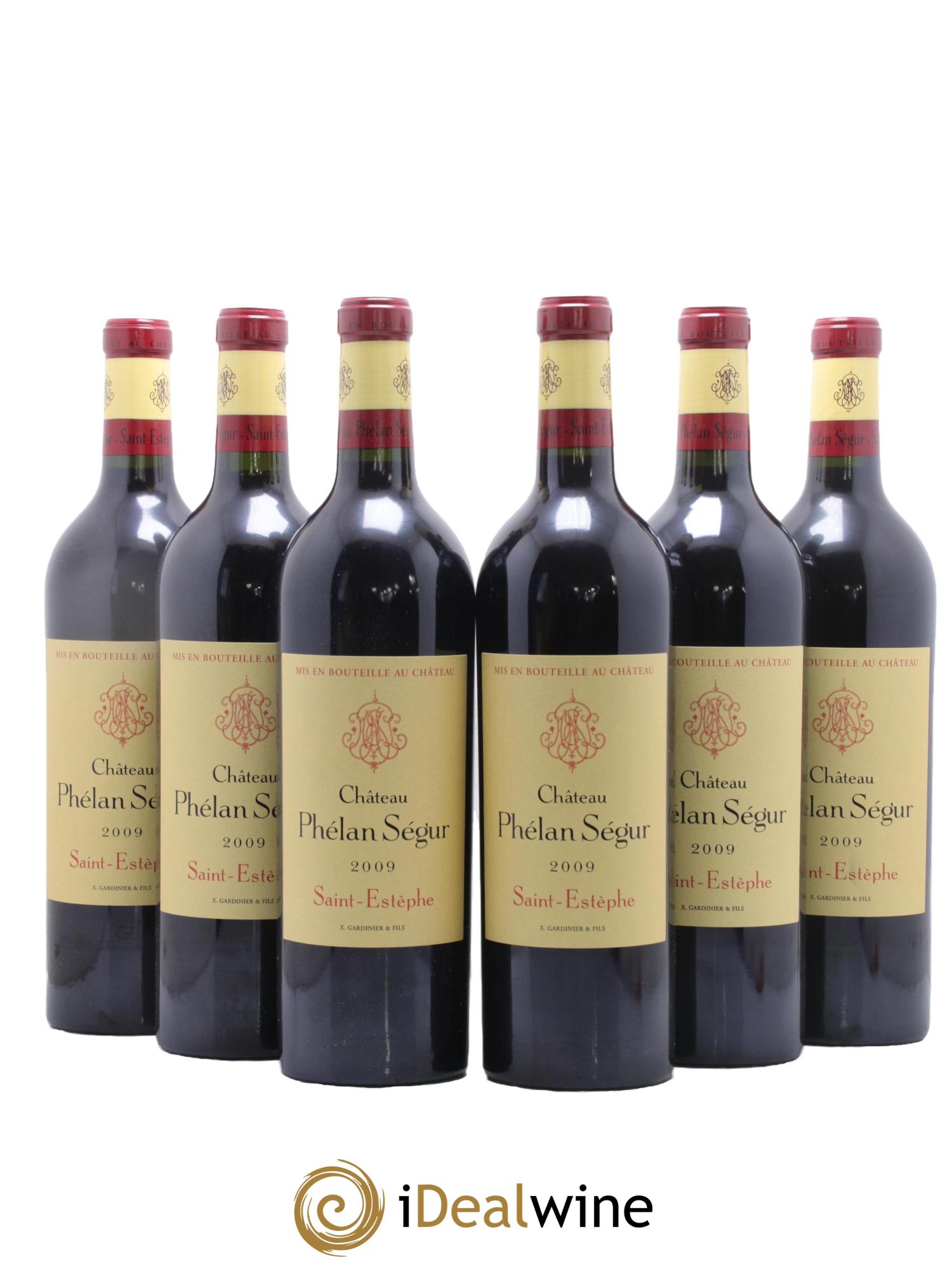 Château Phélan Ségur 2009 - Lotto di 6 bottiglie - 0