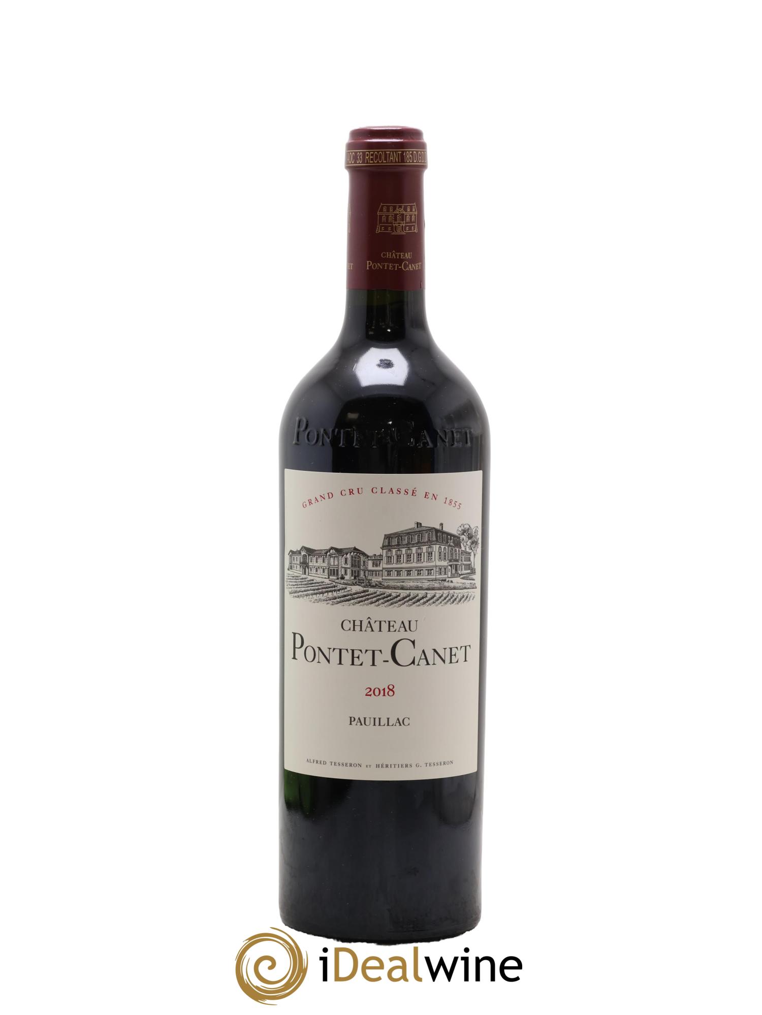 Château Pontet Canet 5ème Grand Cru Classé 2018 - Posten von 1 Flasche - 0