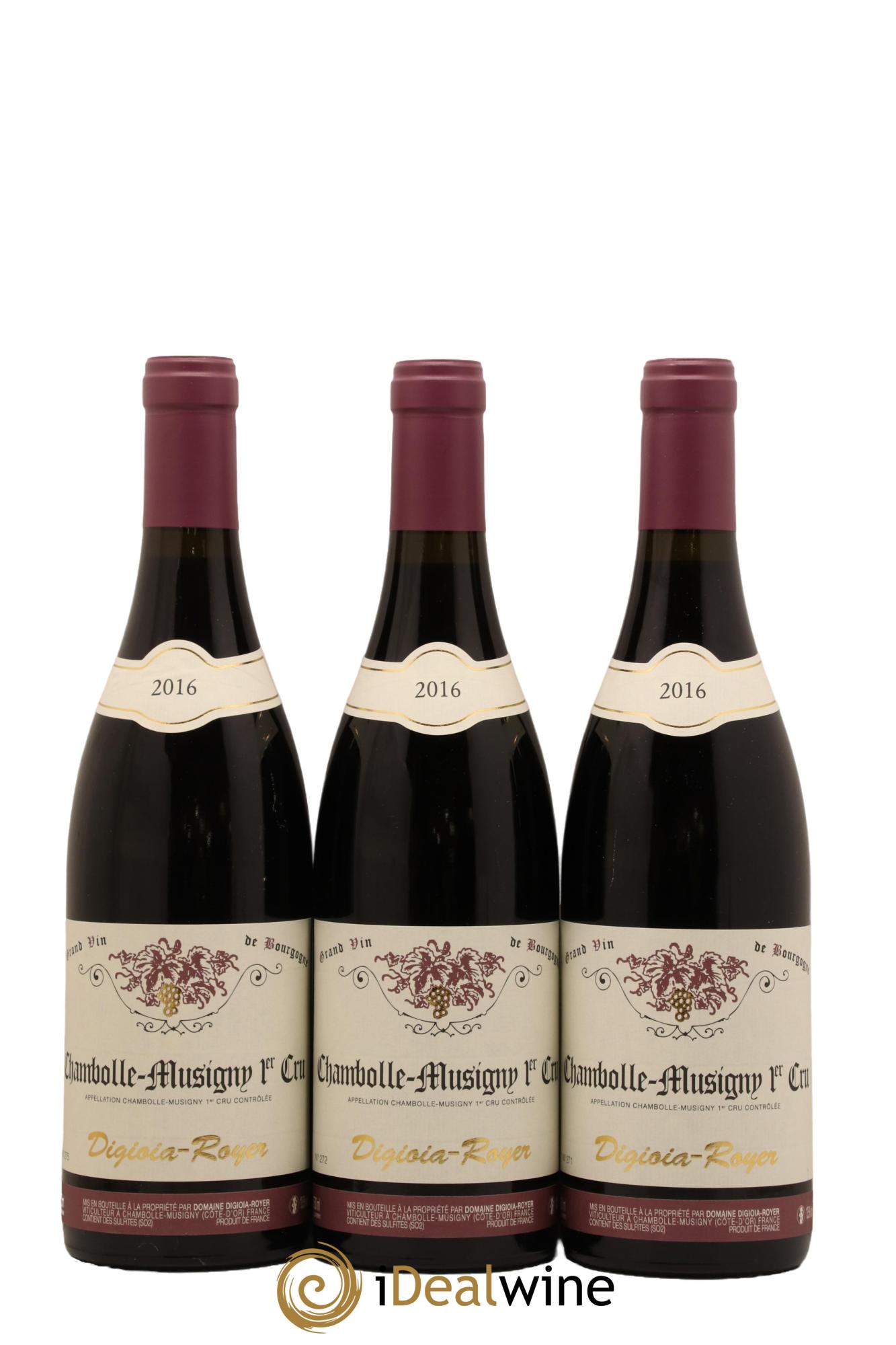 Chambolle-Musigny Digioia-Royer 2016 - Lot de 3 bouteilles - 0