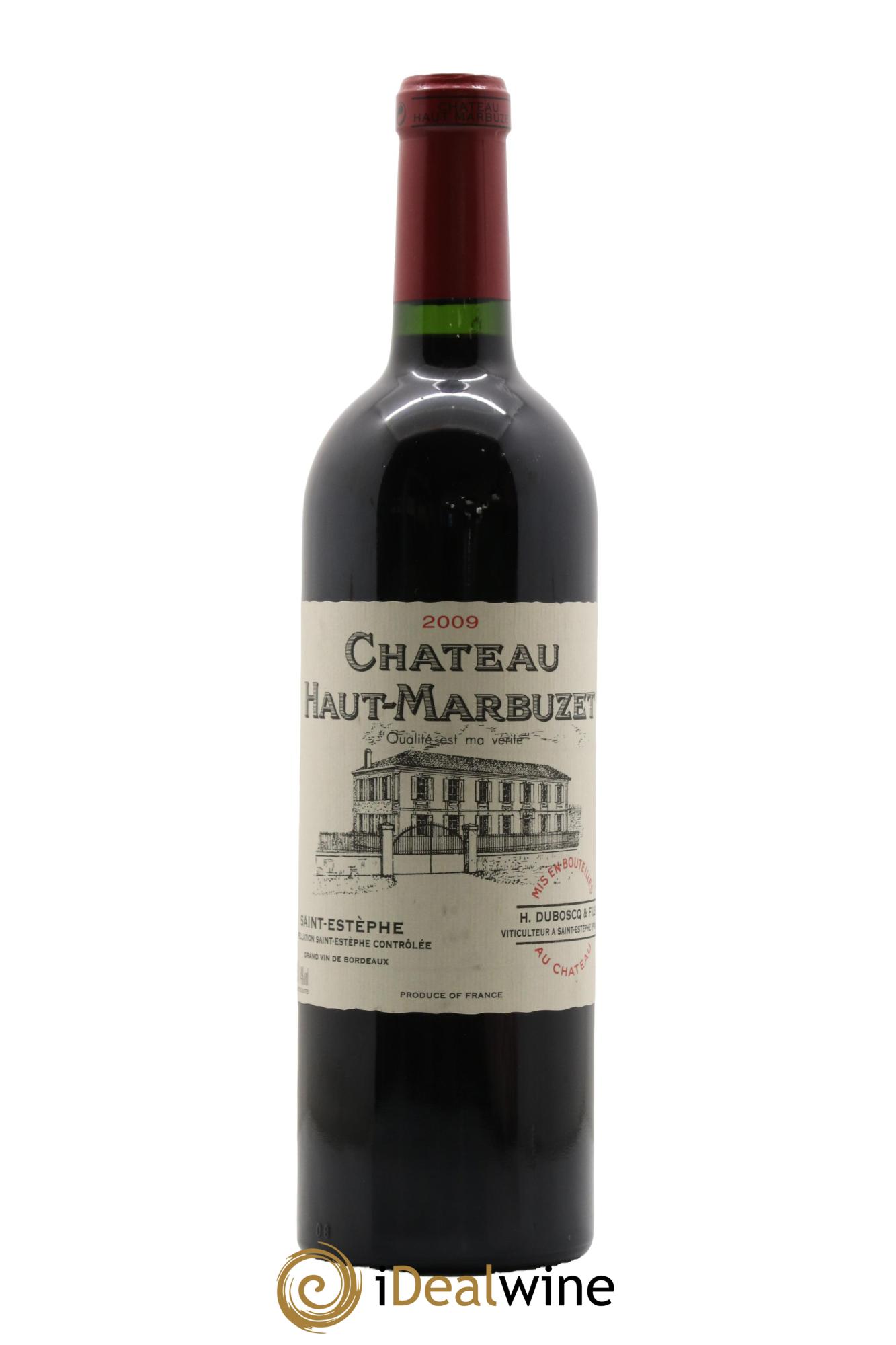Château Haut Marbuzet 2009 - Lot de 1 bouteille - 0