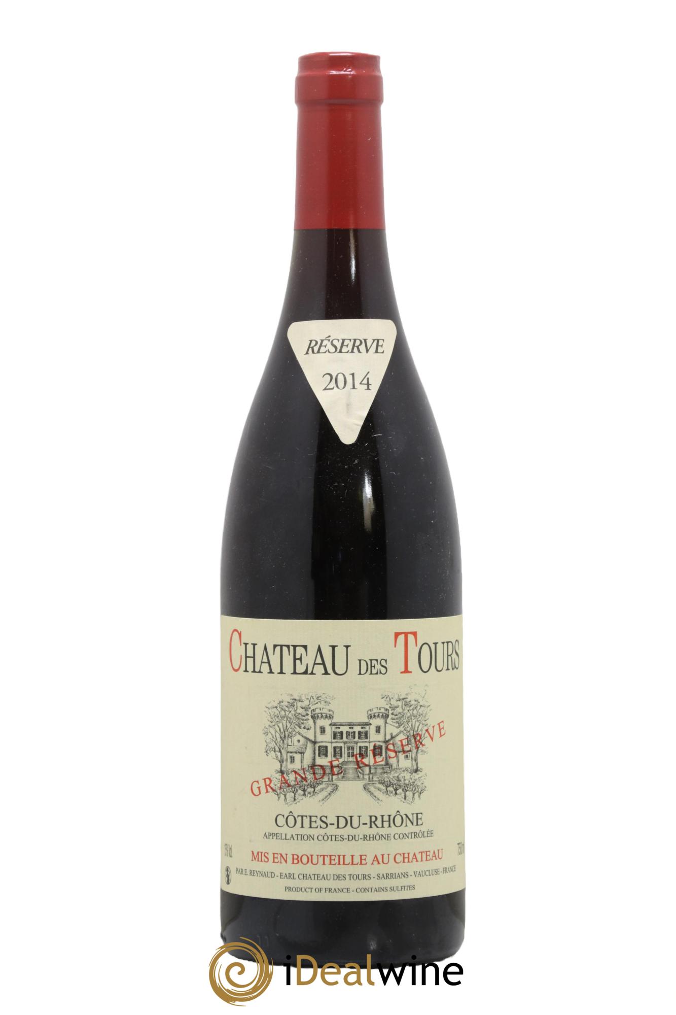 Côtes-du-Rhône Château des Tours Grande Réserve Emmanuel Reynaud 2014 - Lot de 1 bouteille - 0