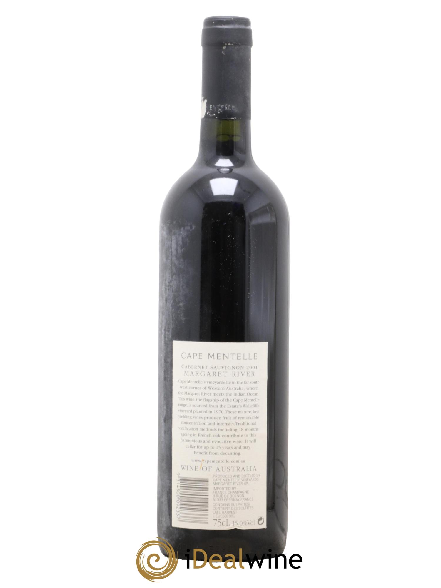 Margaret River Cape Mentelle Cabernet Sauvignon  2001 - Lot of 1 bottle - 1