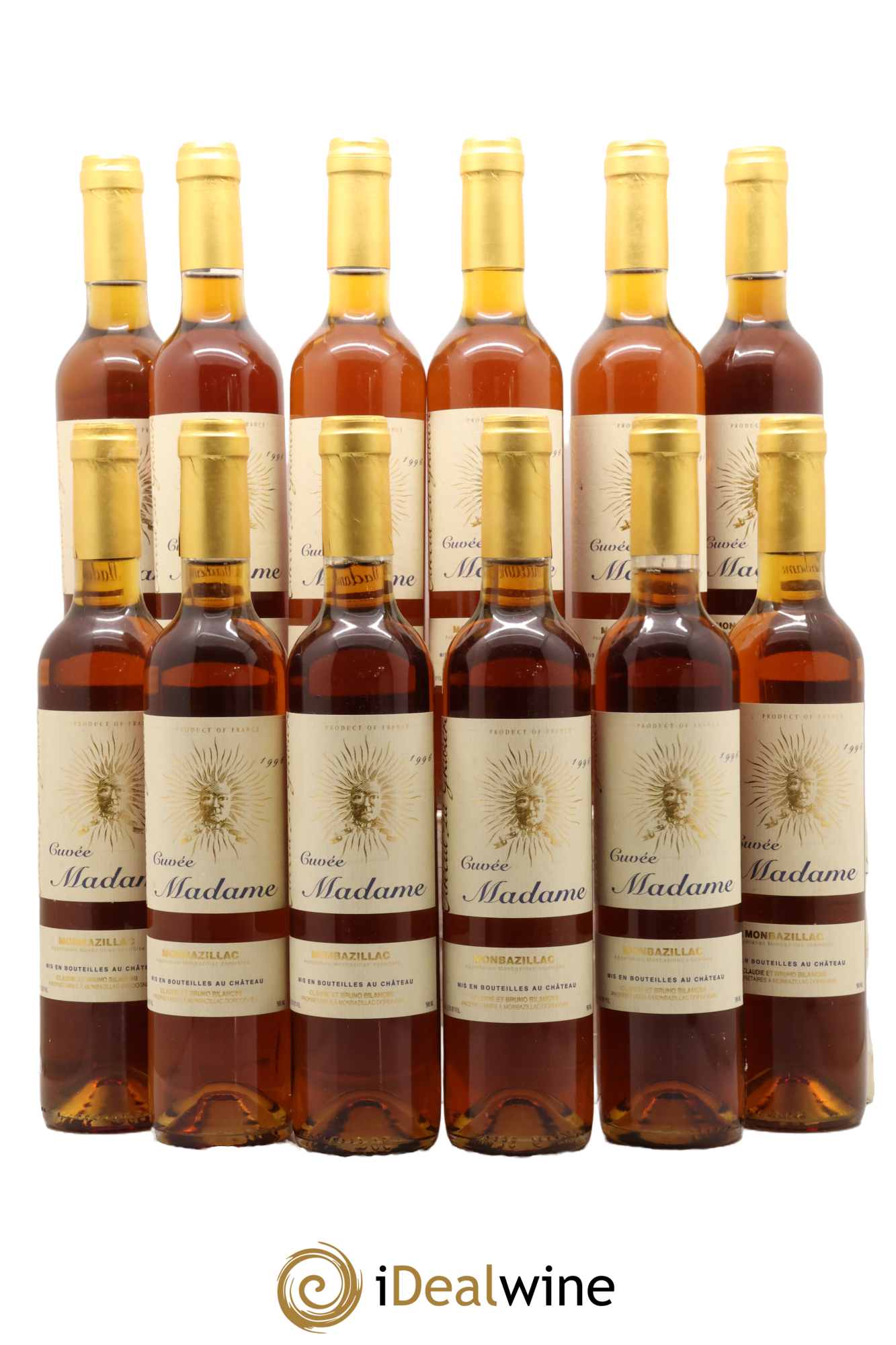 Monbazillac Tire-Cul Lagravière 1996 - Lot de 12 format 50cls - 0