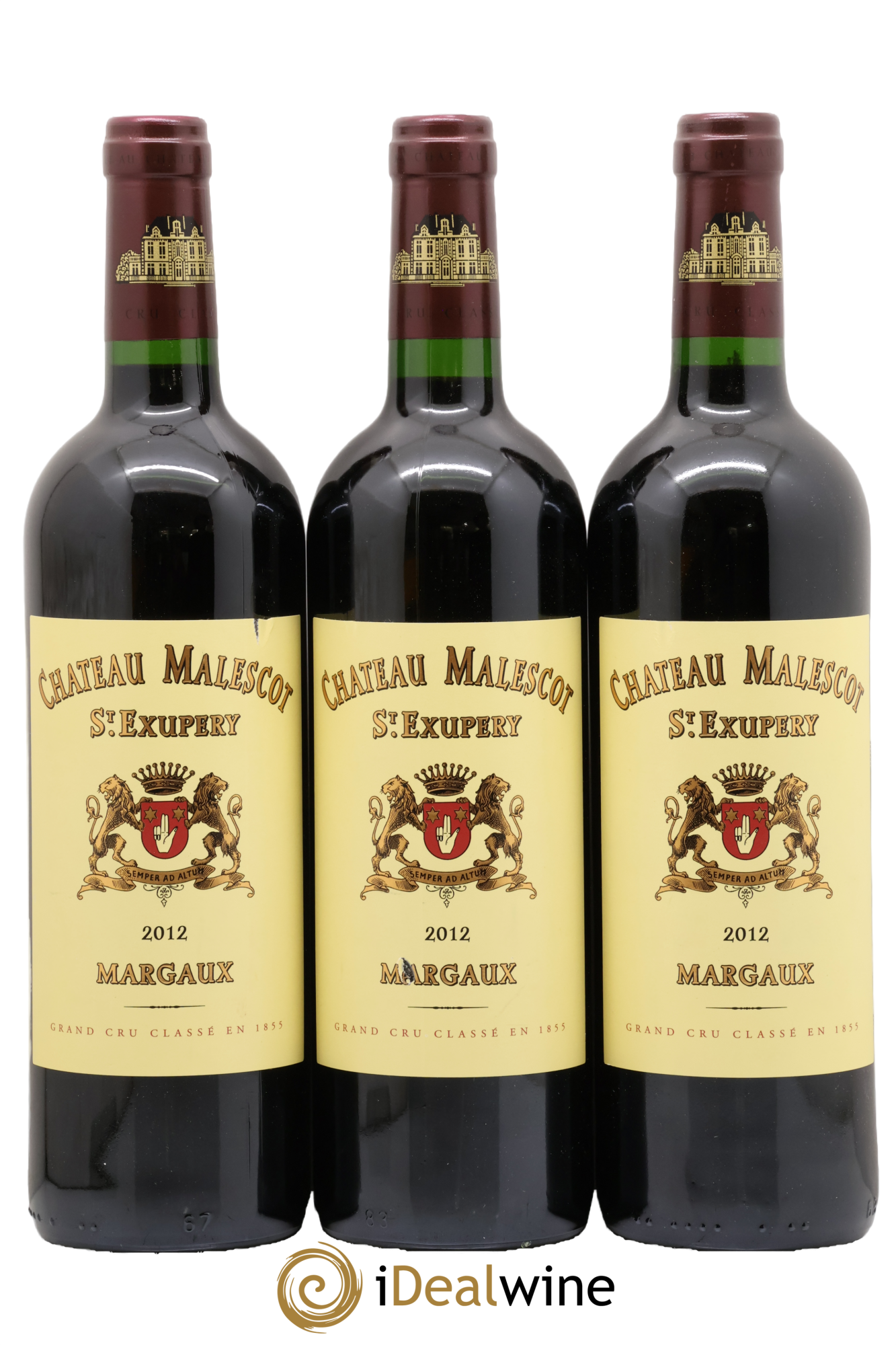 Château Malescot Saint-Exupéry 3ème Grand Cru Classé 2012 - Lot de 3 bouteilles - 0