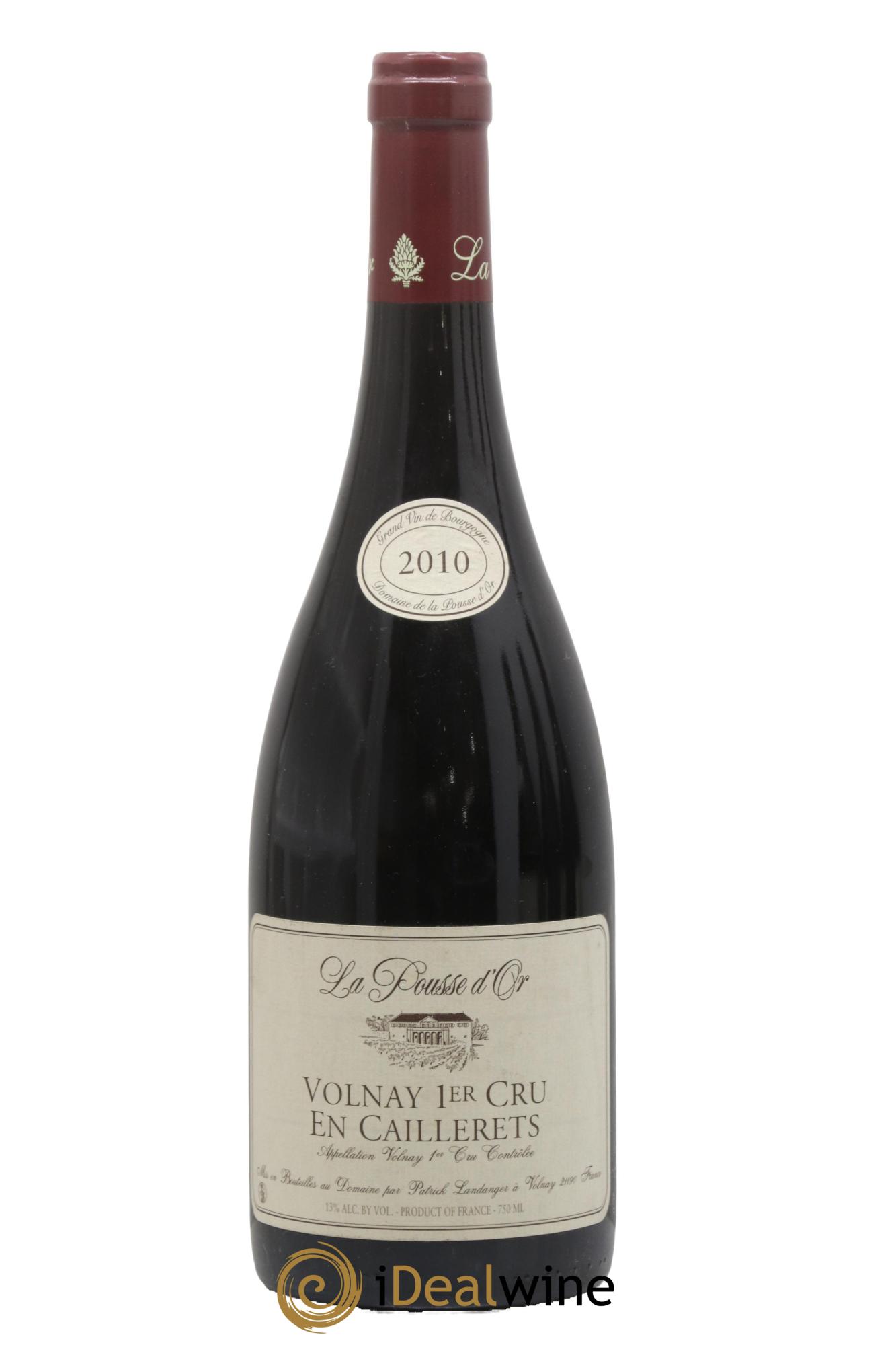 Volnay 1er Cru Les Caillerets La Pousse d'Or (Domaine de) 2010 - Posten von 1 Flasche - 0