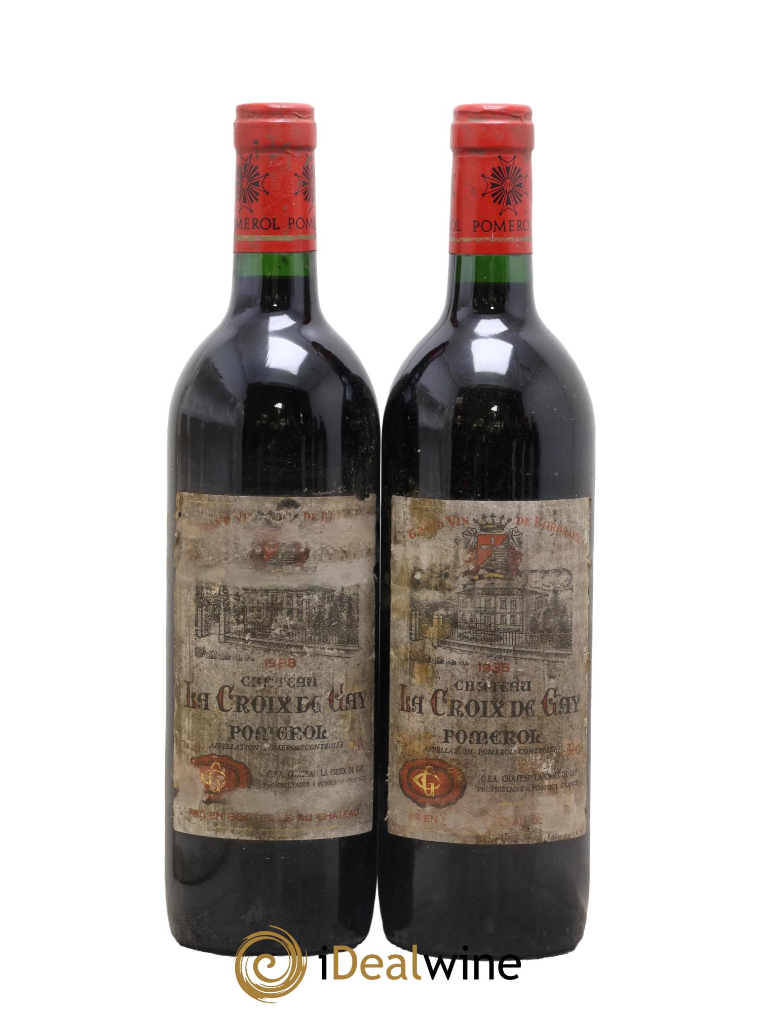 Château la Croix de Gay 1988 - Posten von 2 Flaschen - 0