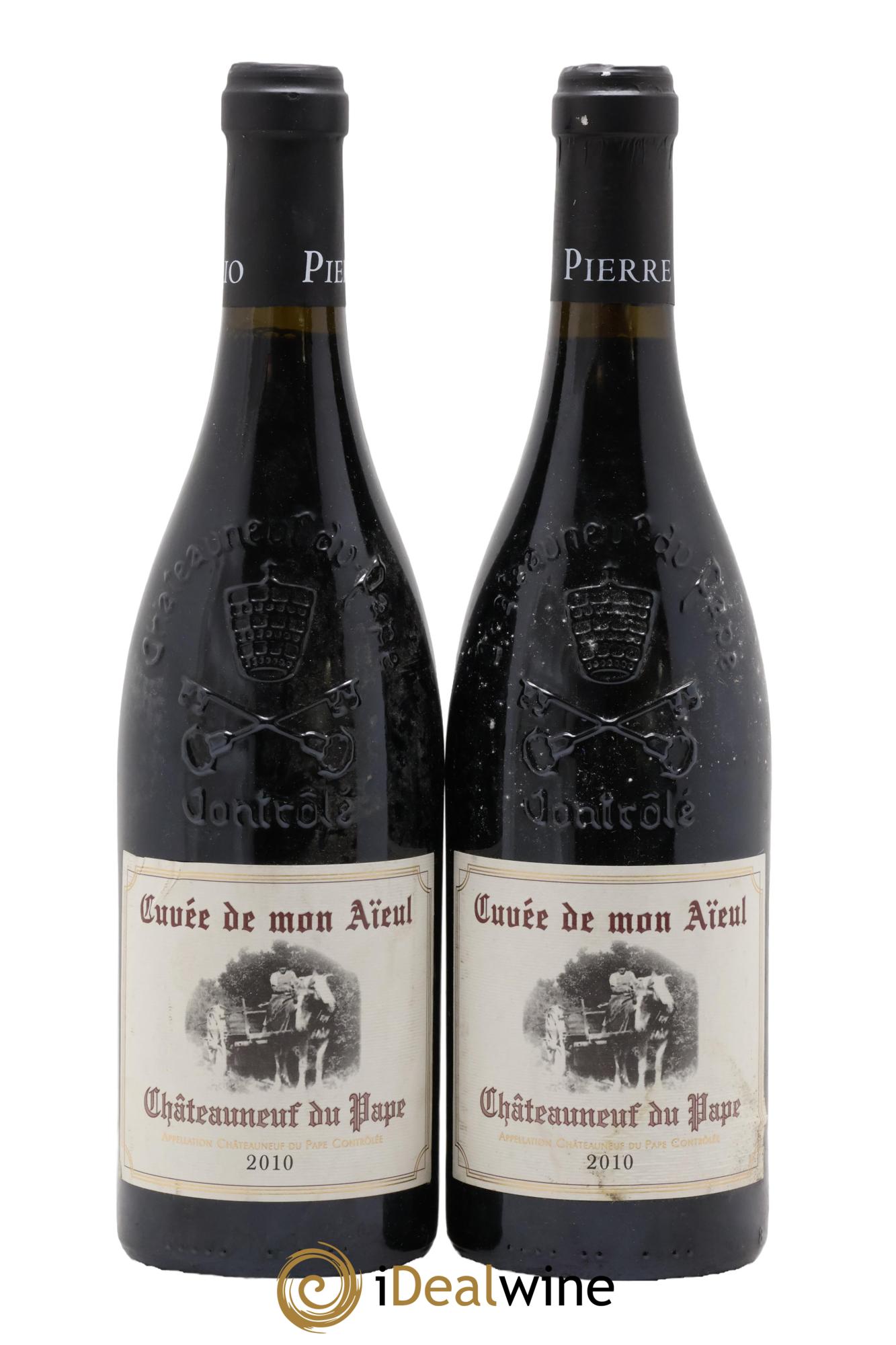 Châteauneuf-du-Pape Cuvée de mon Aïeul Pierre Usseglio & Fils 2010 - Lot of 2 bottles - 0