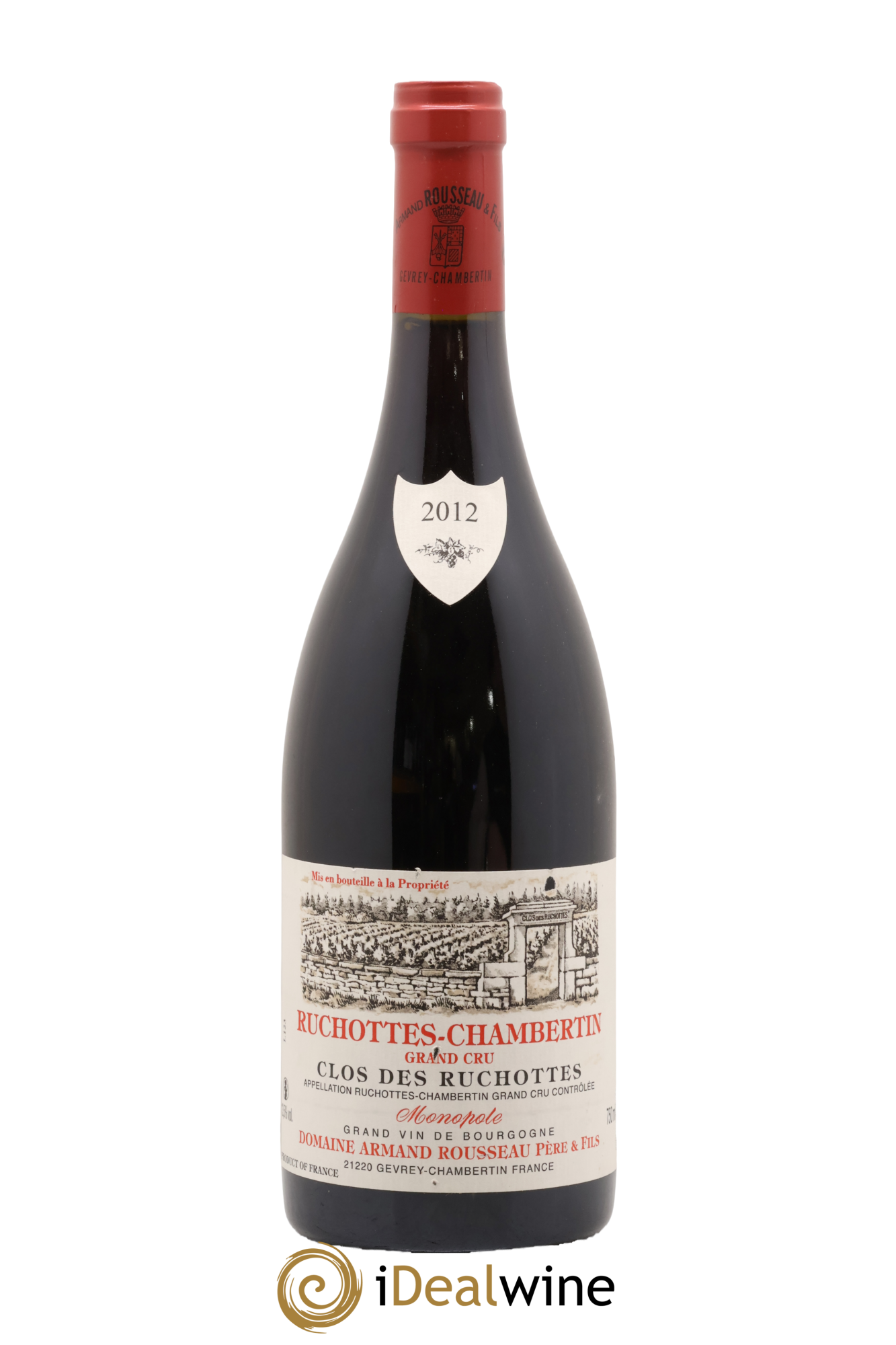 Ruchottes-Chambertin Grand Cru Clos des Ruchottes Armand Rousseau (Domaine) 2012 - Lot de 1 bouteille - 0