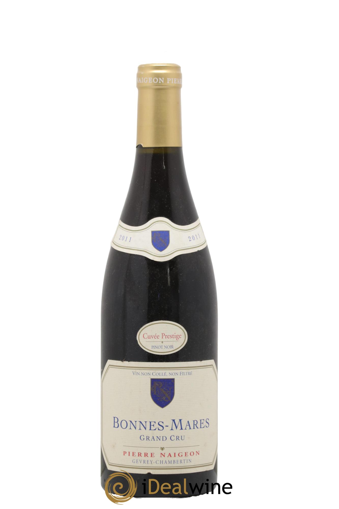 Bonnes-Mares Grand Cru Cuvée Prestige Domaine Pierre Naigeon 2011 - Lot de 1 bouteille - 0