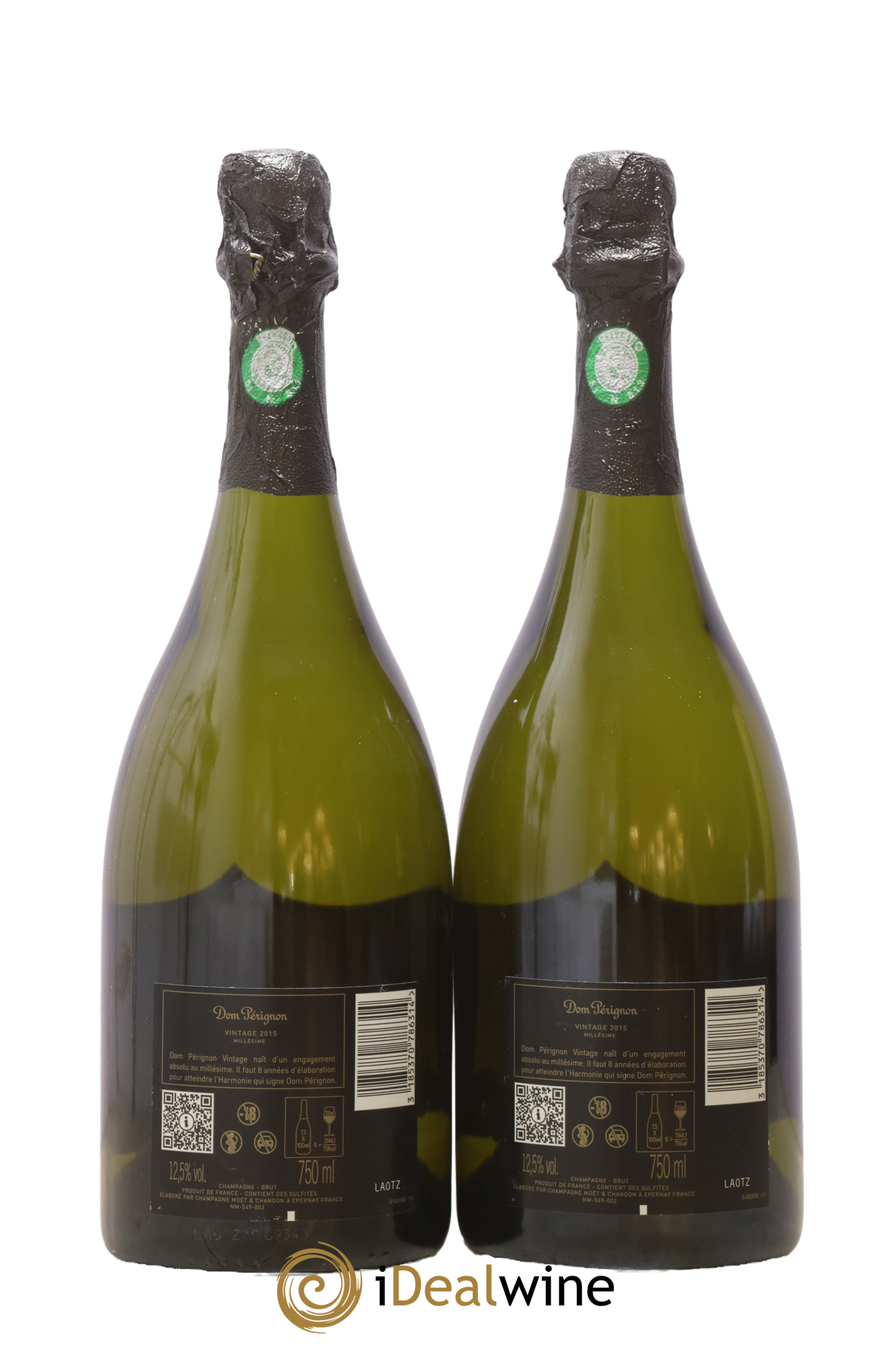Brut Dom Pérignon 2015 - Lot of 2 bottles - 1