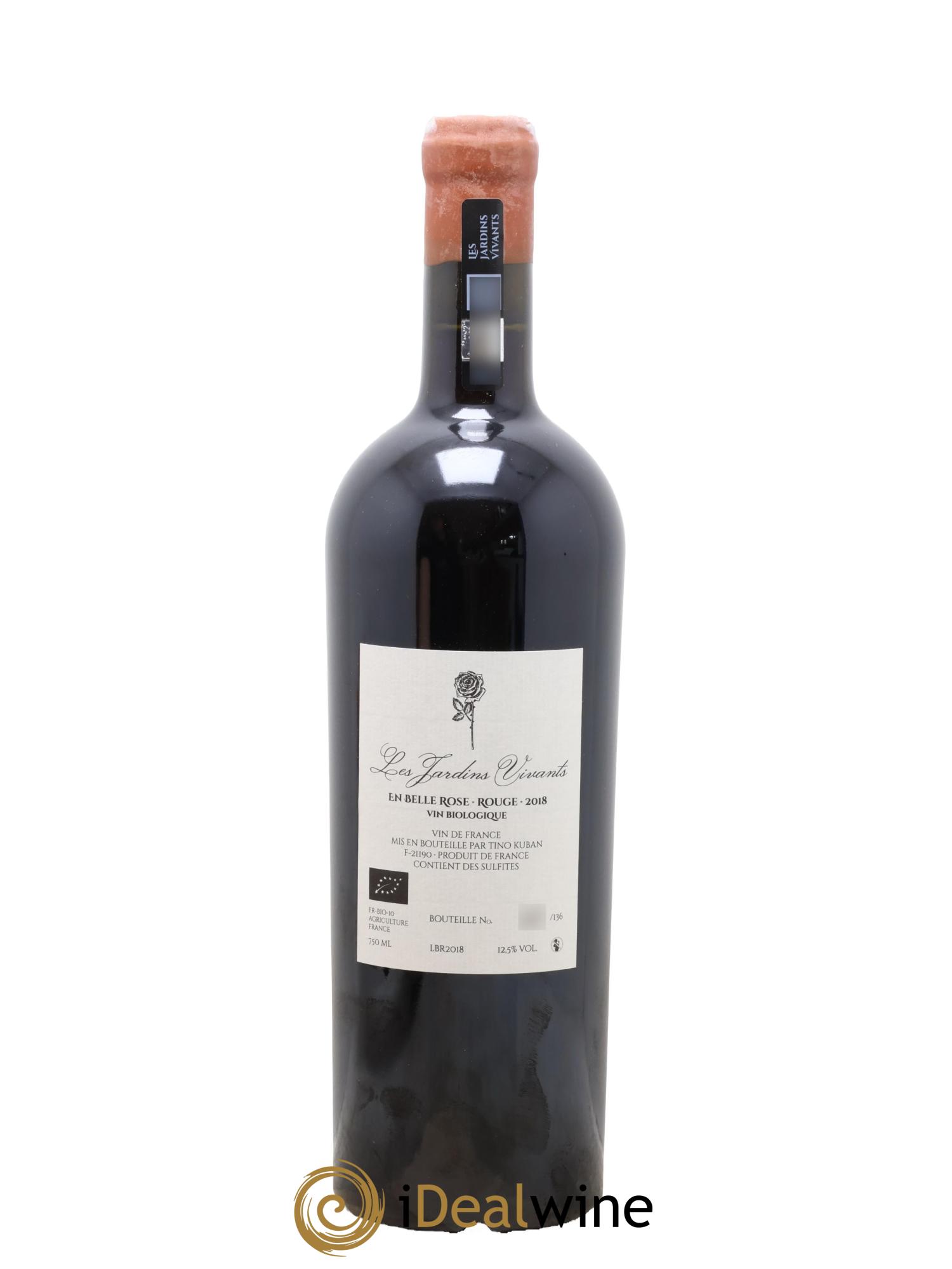 Vin de France En Belle Rose Tino Kuban Les Jardins Vivants 2018 - Lotto di 1 bottiglia - 1