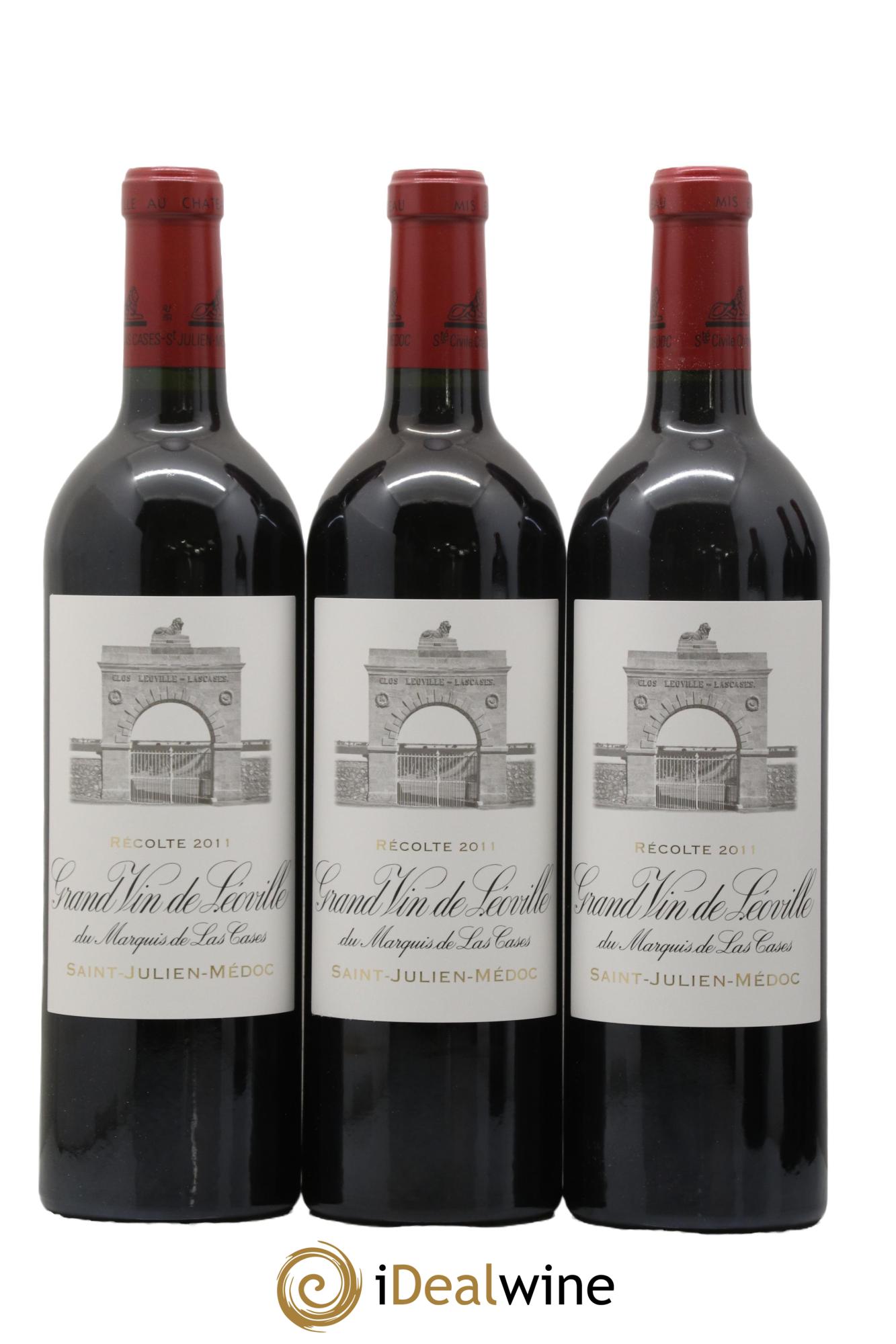 Château Léoville Las Cases 2ème Grand Cru Classé  2011 - Lot of 6 bottles - 2