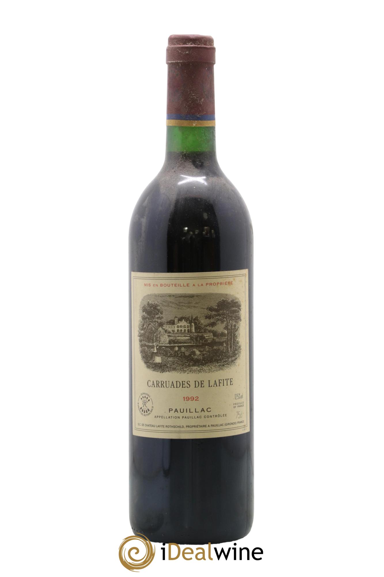 Carruades de Lafite Rothschild Second Vin 1992 - Lot de 1 bouteille - 0