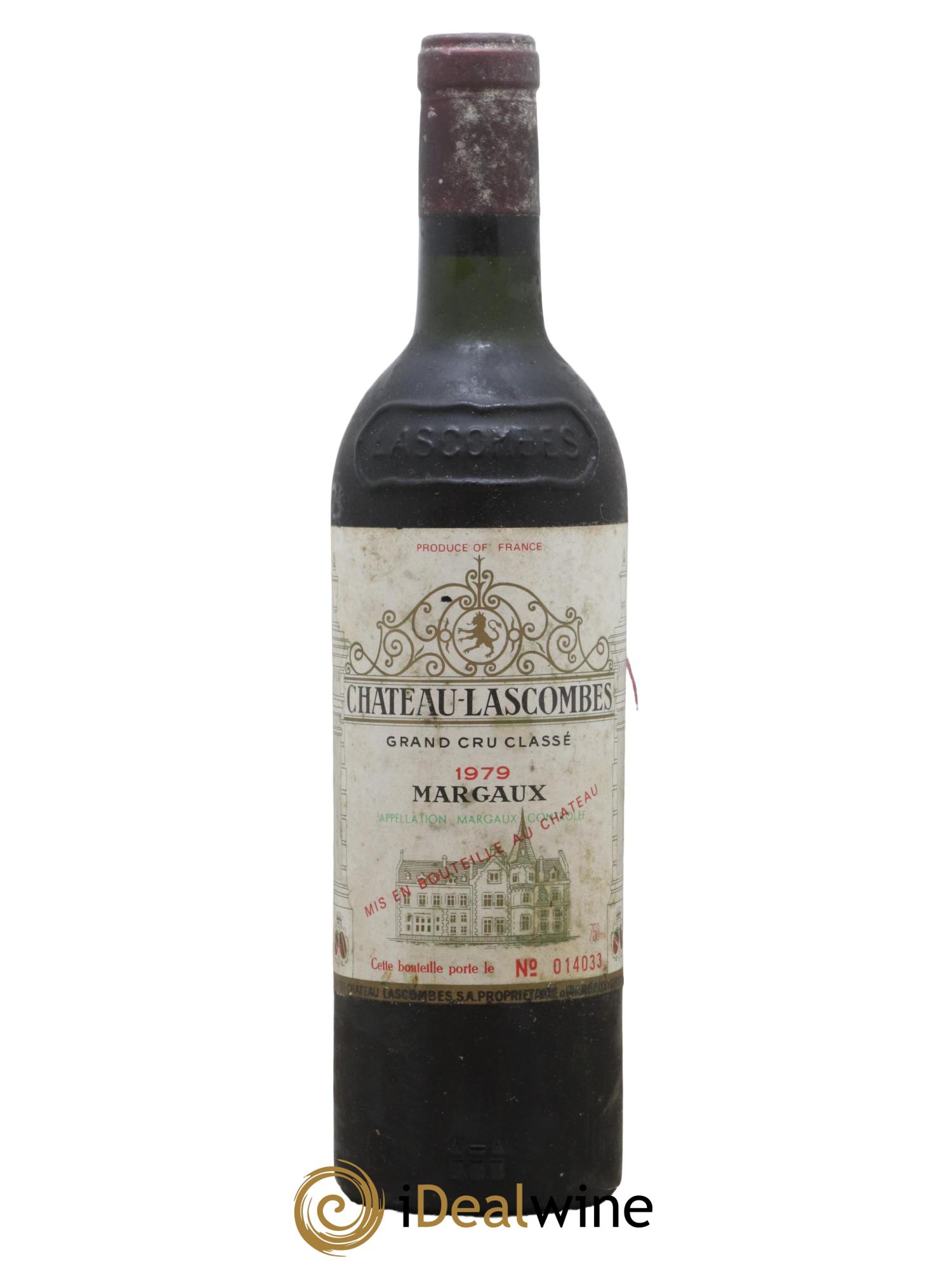 Château Lascombes 2ème Grand Cru Classé 1979 - Lot de 1 bouteille - 0