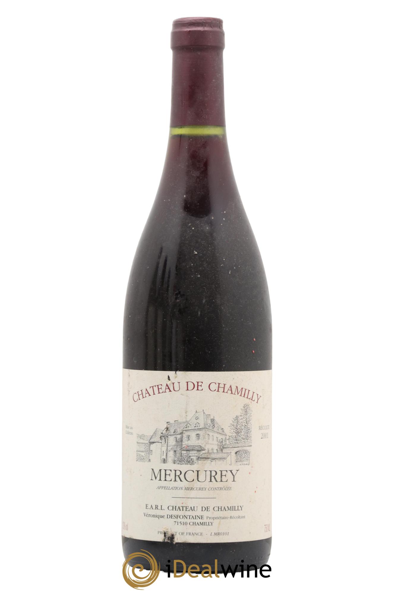 Mercurey Château De Chamilly 2001 - Lot de 1 bouteille - 0
