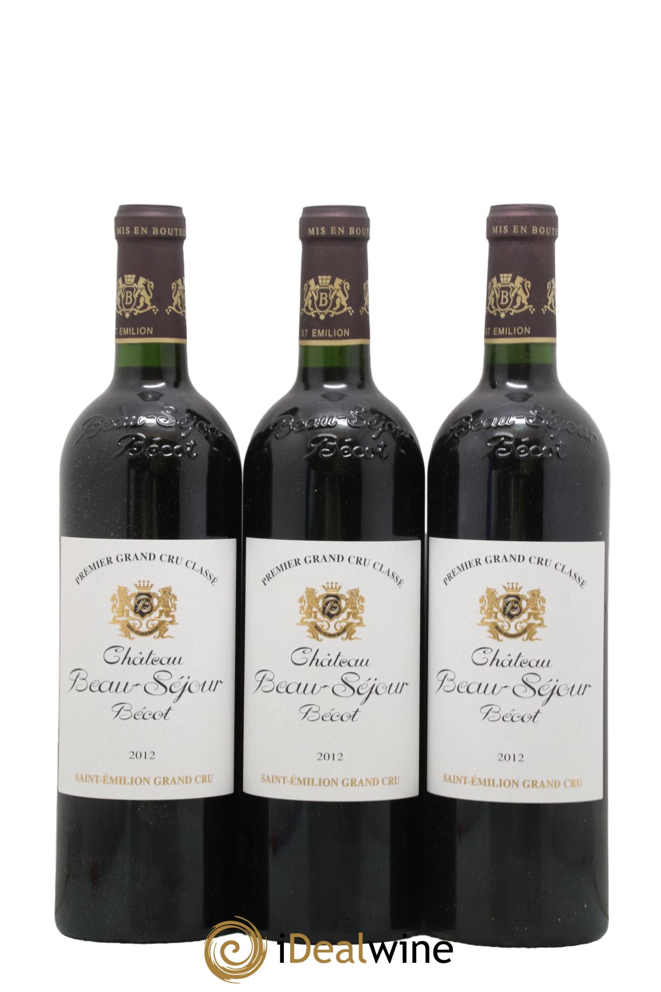 Château Beau-Séjour Bécot 1er Grand Cru Classé B 2012 - Lot de 6 bouteilles - 2
