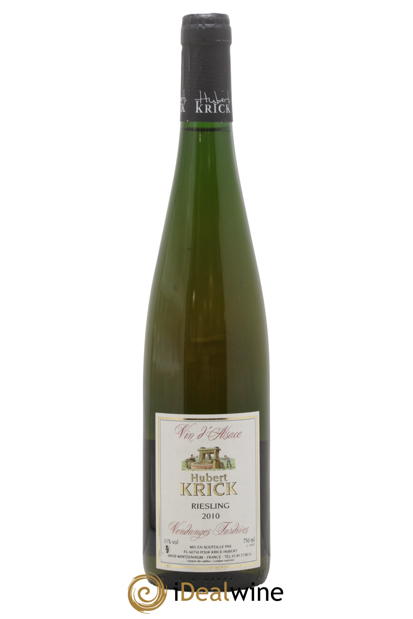 Alsace Riesling Vendange Tardive Domaine Hubert Krick 2010 - Posten von 1 Flasche - 0